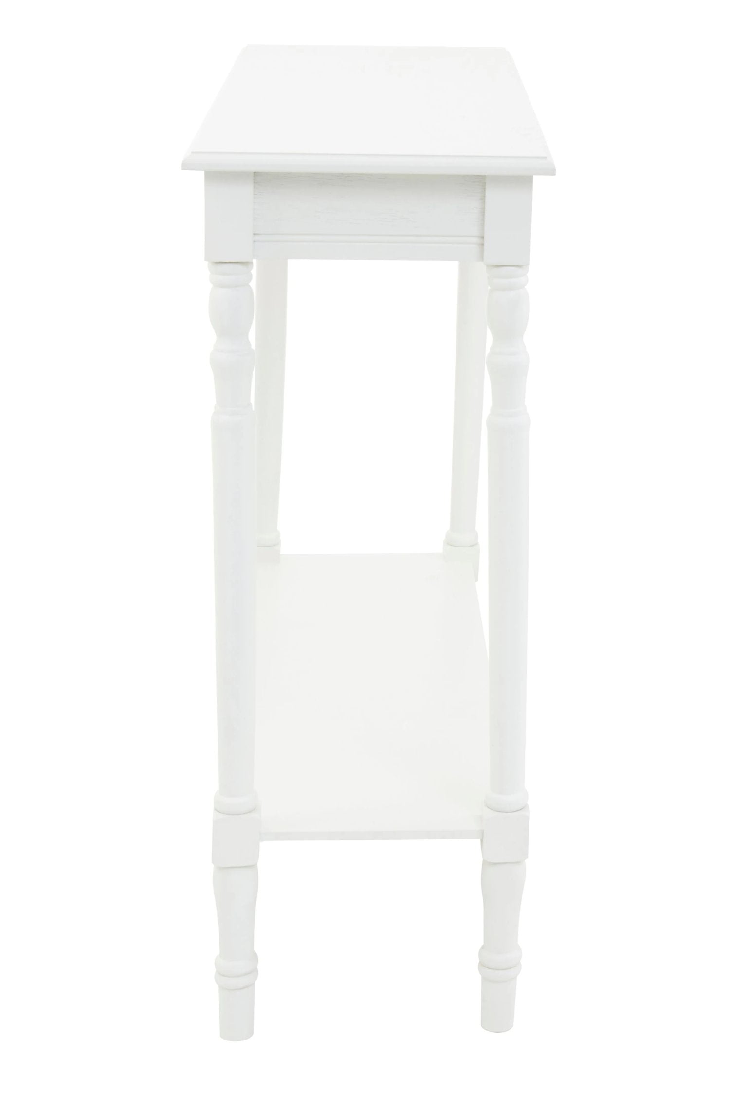 Chelsea White Rectangular Wood Console Table
