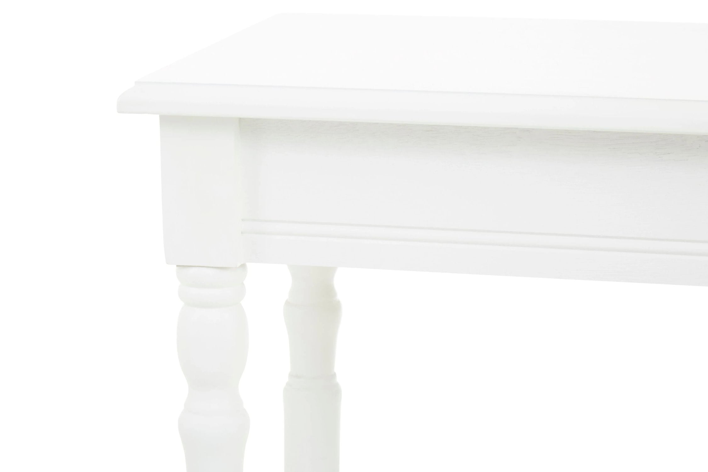 Chelsea White Rectangular Wood Console Table