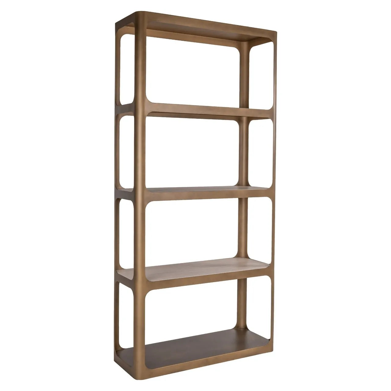 Richmond Interiors Claridge Gold & Travertine Display Unit