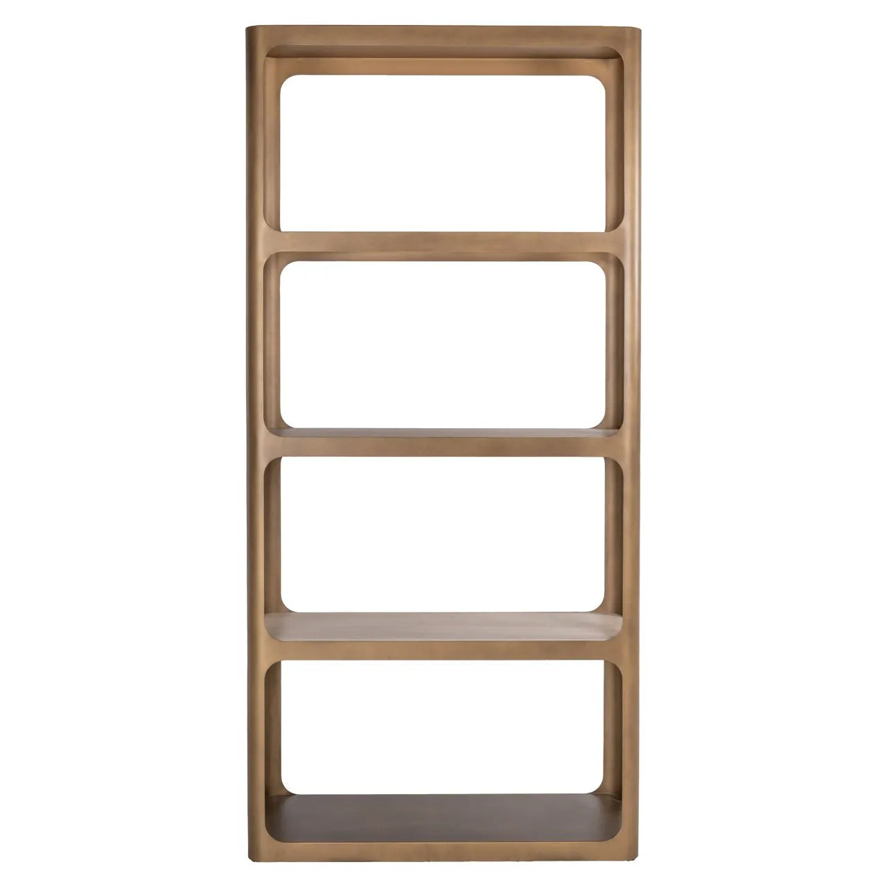 Richmond Interiors Claridge Gold & Travertine Display Unit