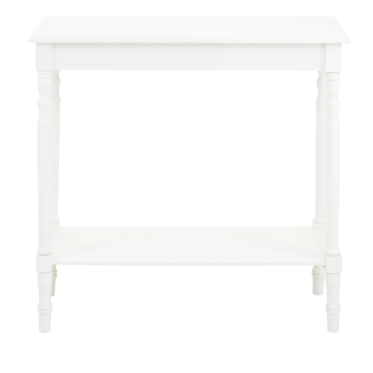 Chelsea White Rectangular Wood Console Table