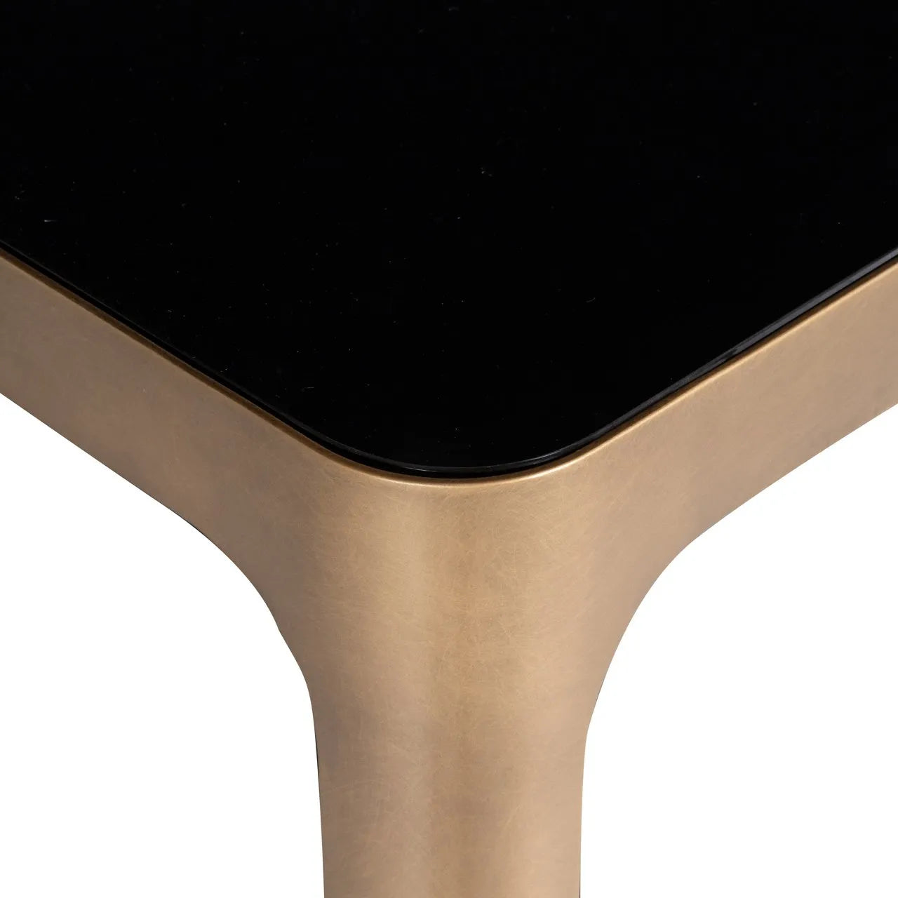 Richmond Interiors Claridge Gold & Travertine Column Side Table