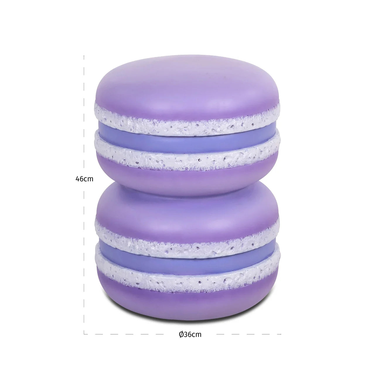 Richmond Interiors Macaron Purple Side Table