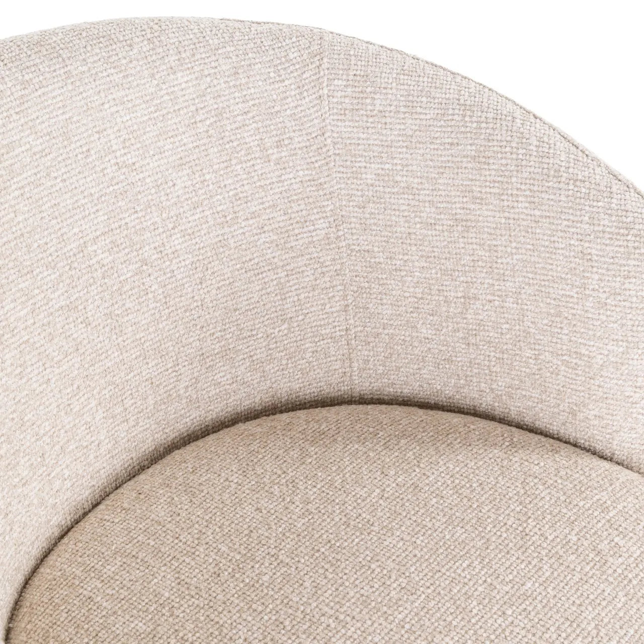 Richmond Interiors Nikki Taupe Boucle Swivel Bar Stool