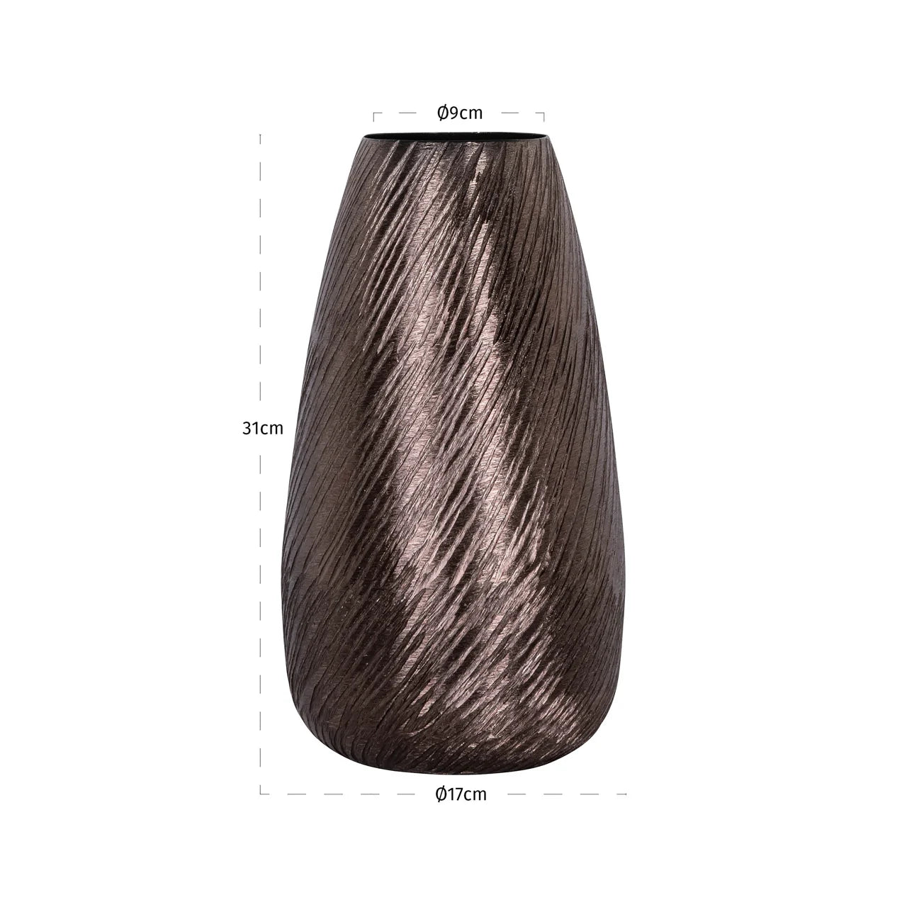 Richmond Interiors Rizzo Bronze Vase