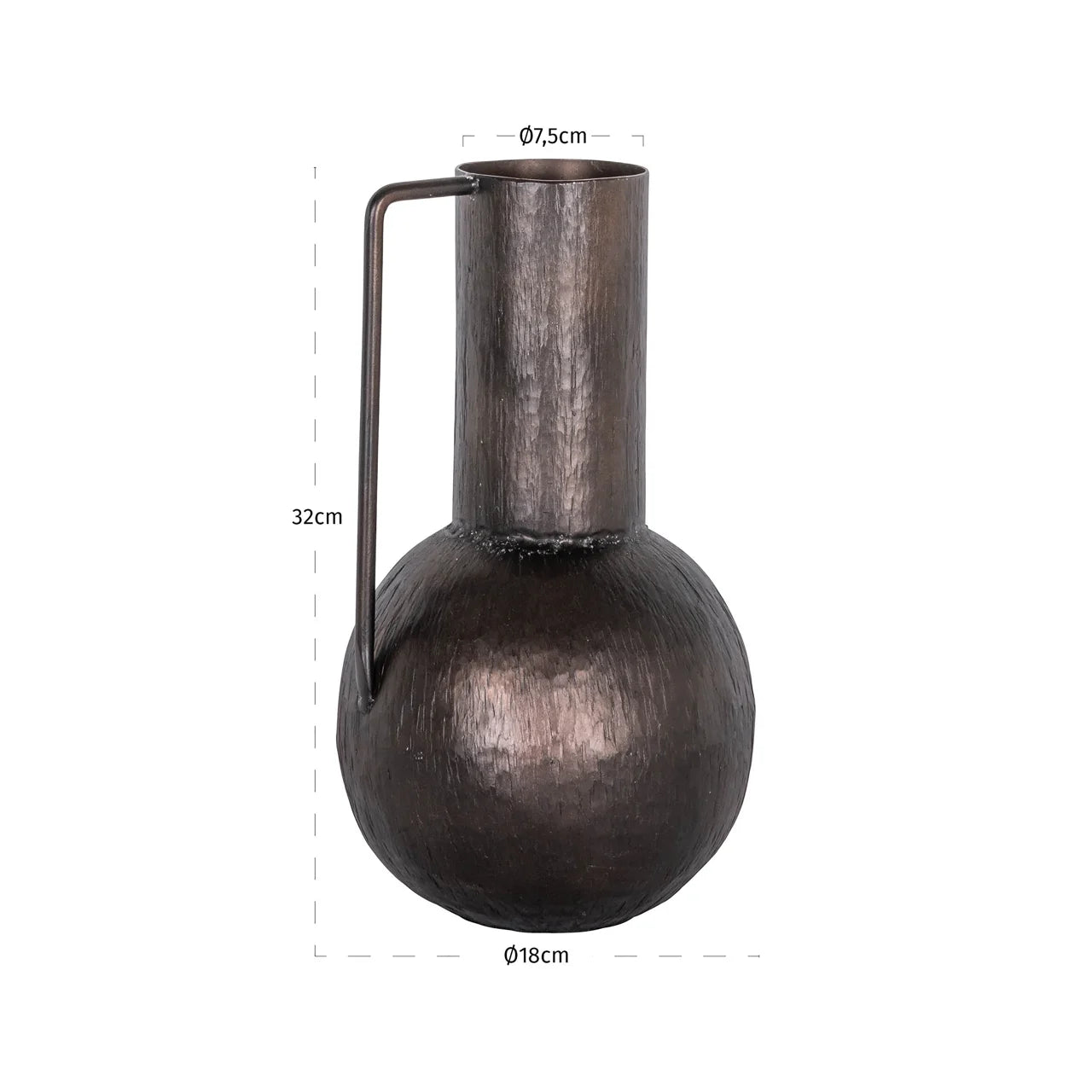 Richmond Interiors Sema Copper Vase | Small