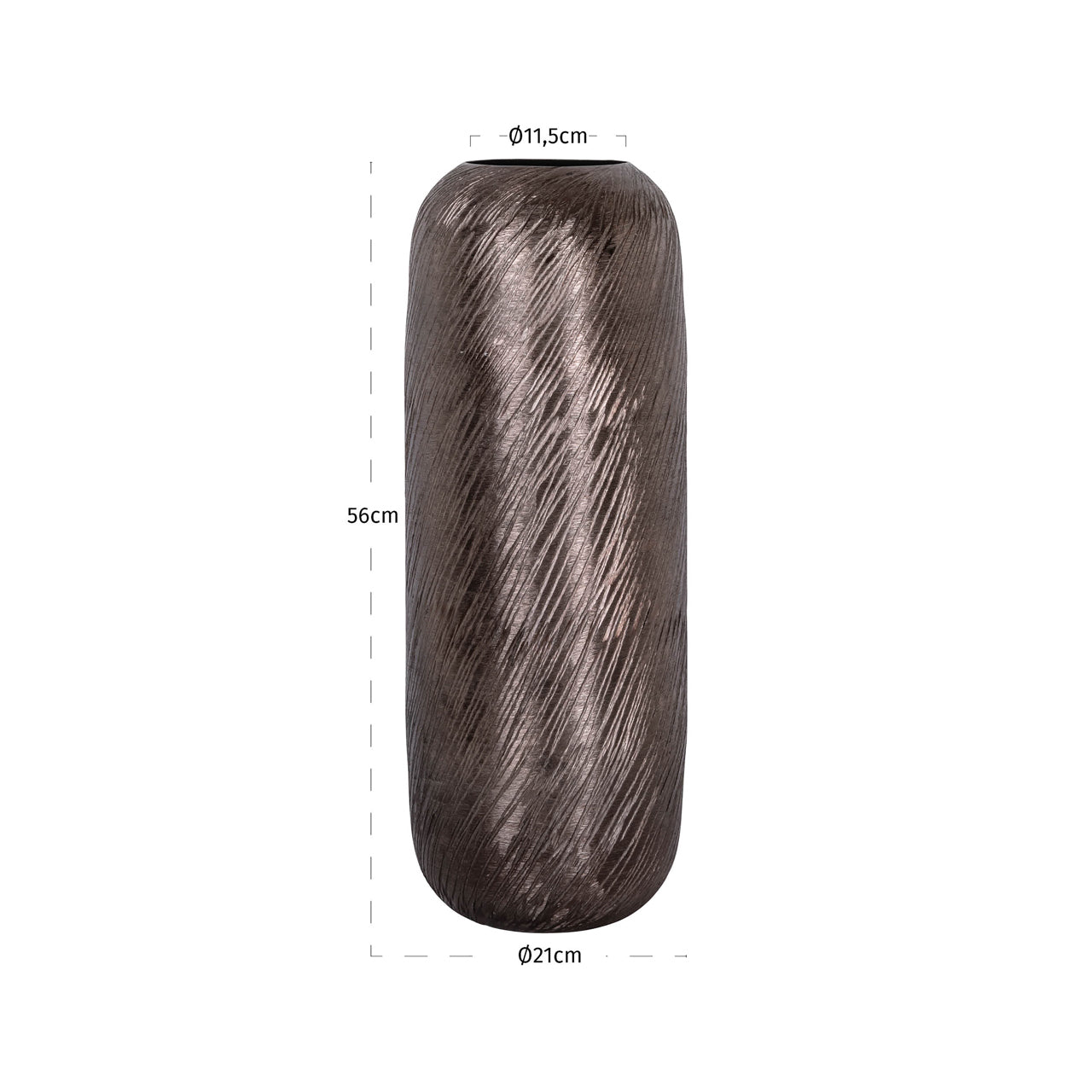 Richmond Interiors Jilla Smoke Vase | Small