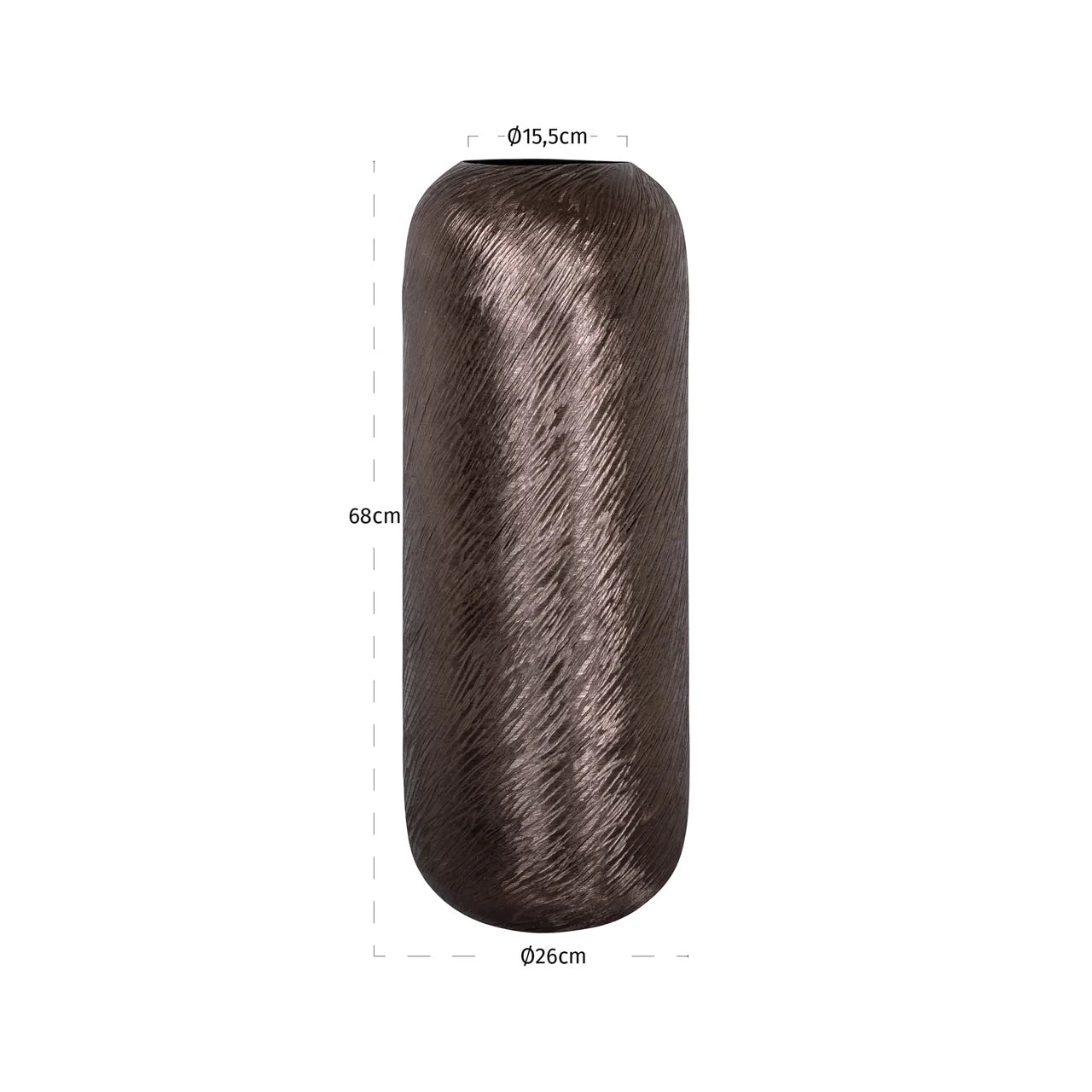 Richmond Interiors Jilla Smoke Vase | Large