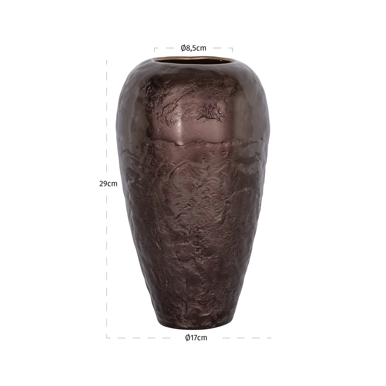 Richmond Interiors Jillisa Dark Brown Vase