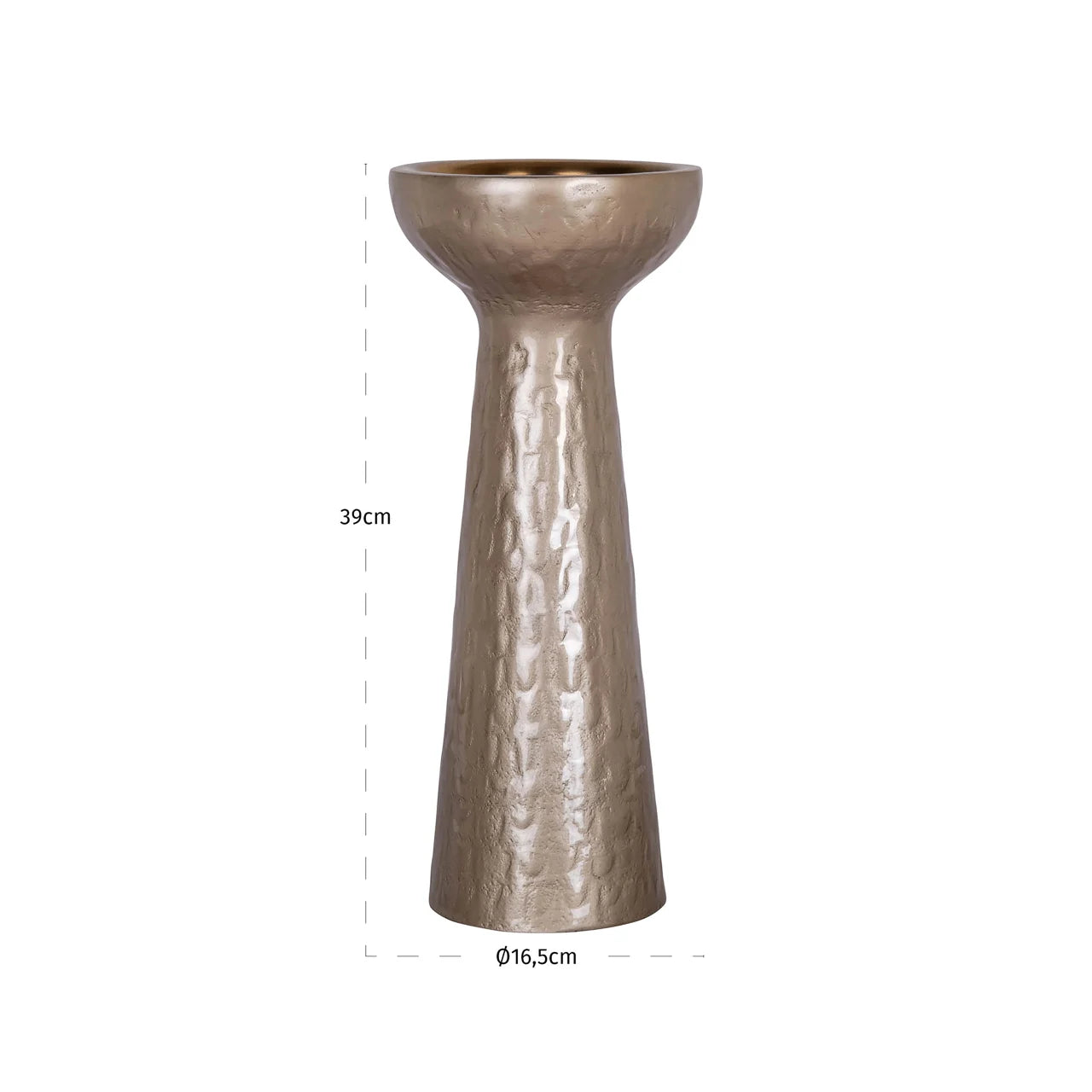 Richmond Interiors Juana Beige Candle Holder | Small