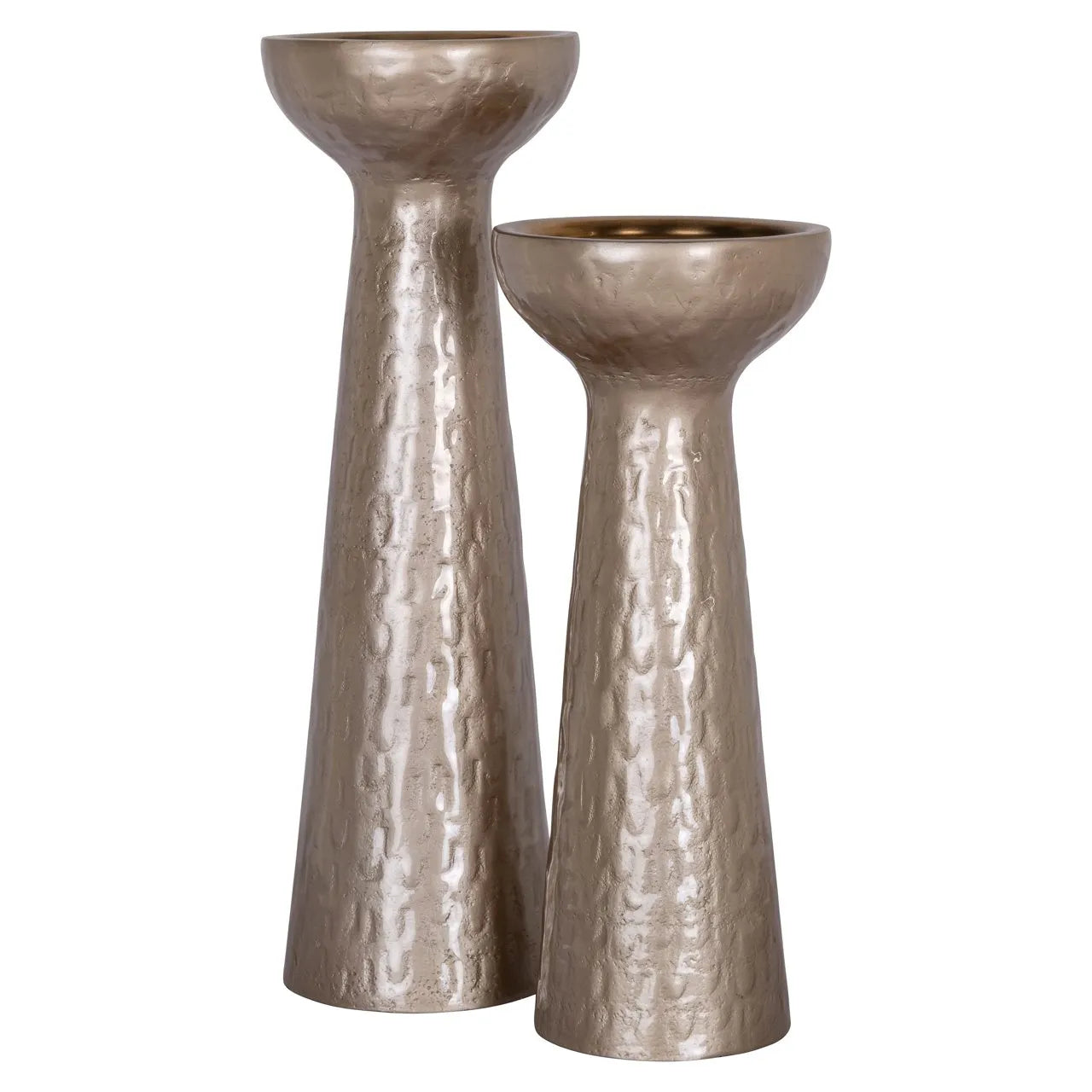 Richmond Interiors Juana Beige Candle Holder | Small