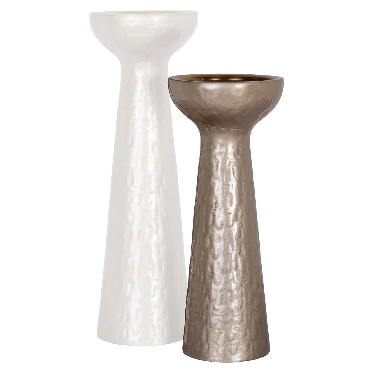 Richmond Interiors Juana Beige Candle Holder | Small