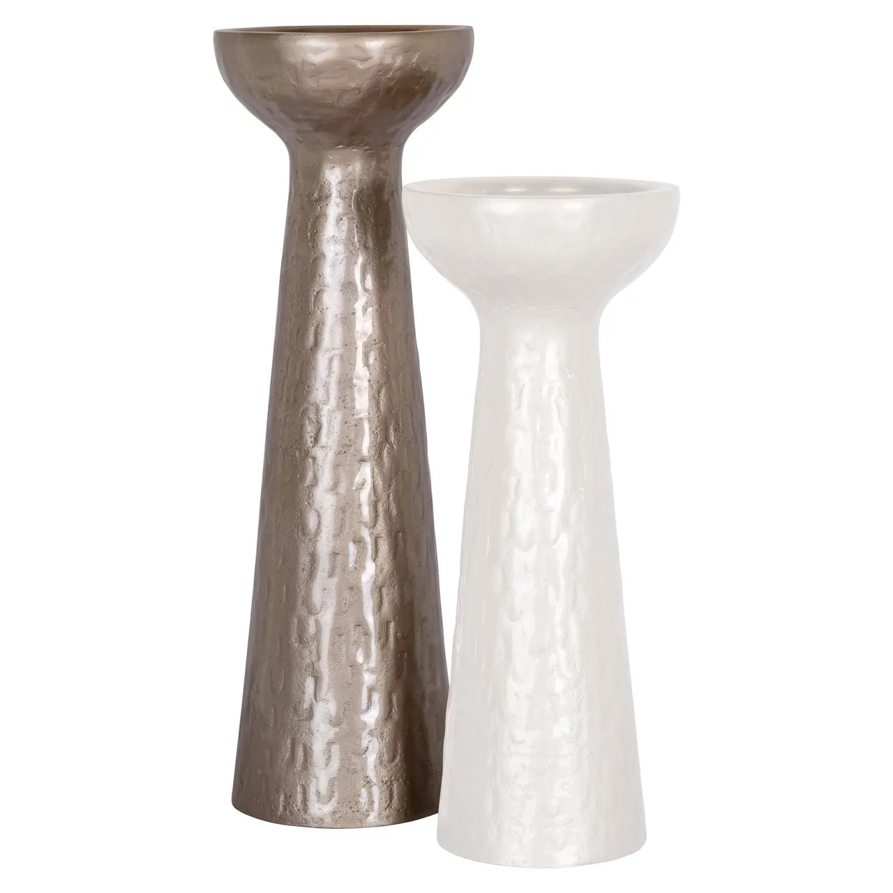 Richmond Interiors Juana Beige Candle Holder | Large