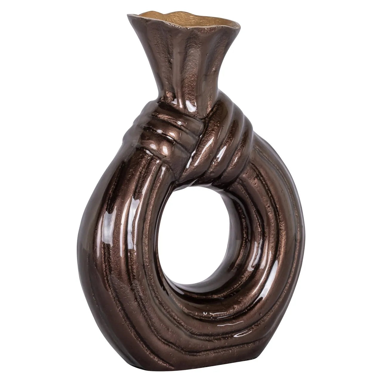 Richmond Interiors Suen Dark Brown Vase | Small