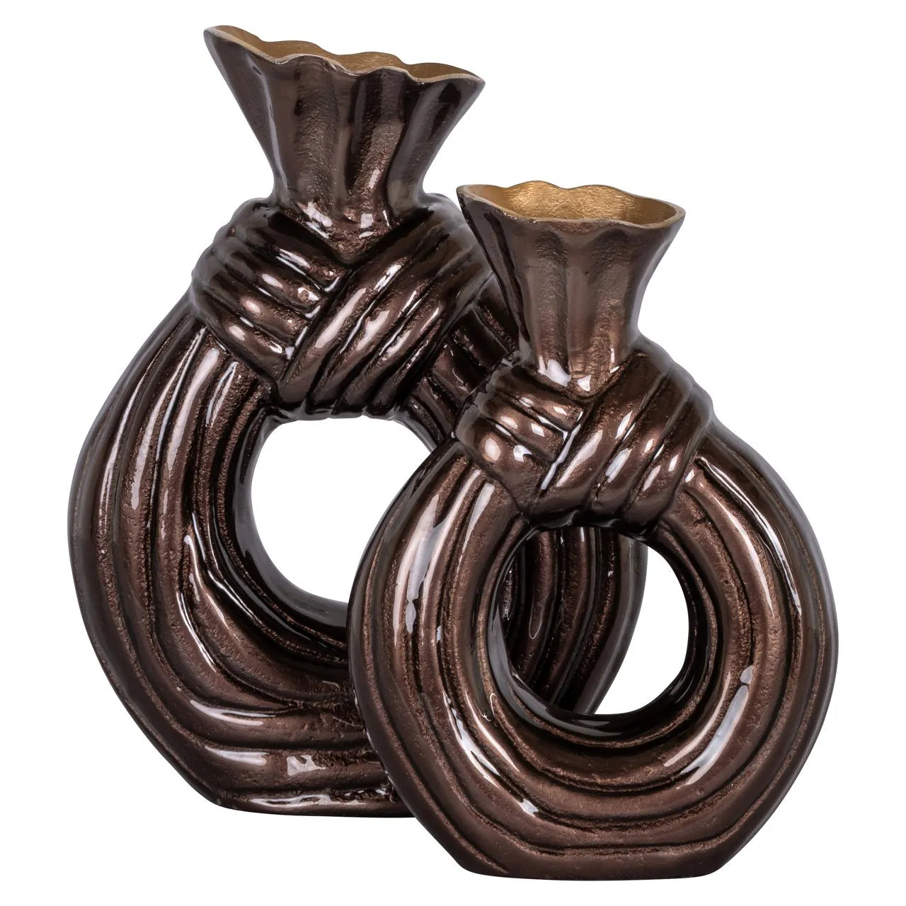 Richmond Interiors Suen Dark Brown Vase | Small