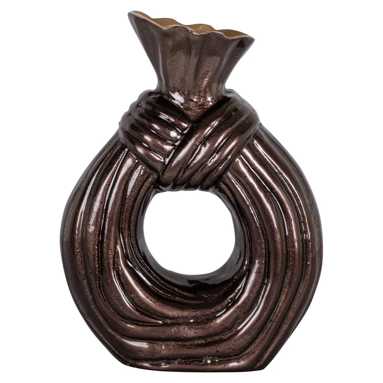 Richmond Interiors Suen Dark Brown Vase | Large