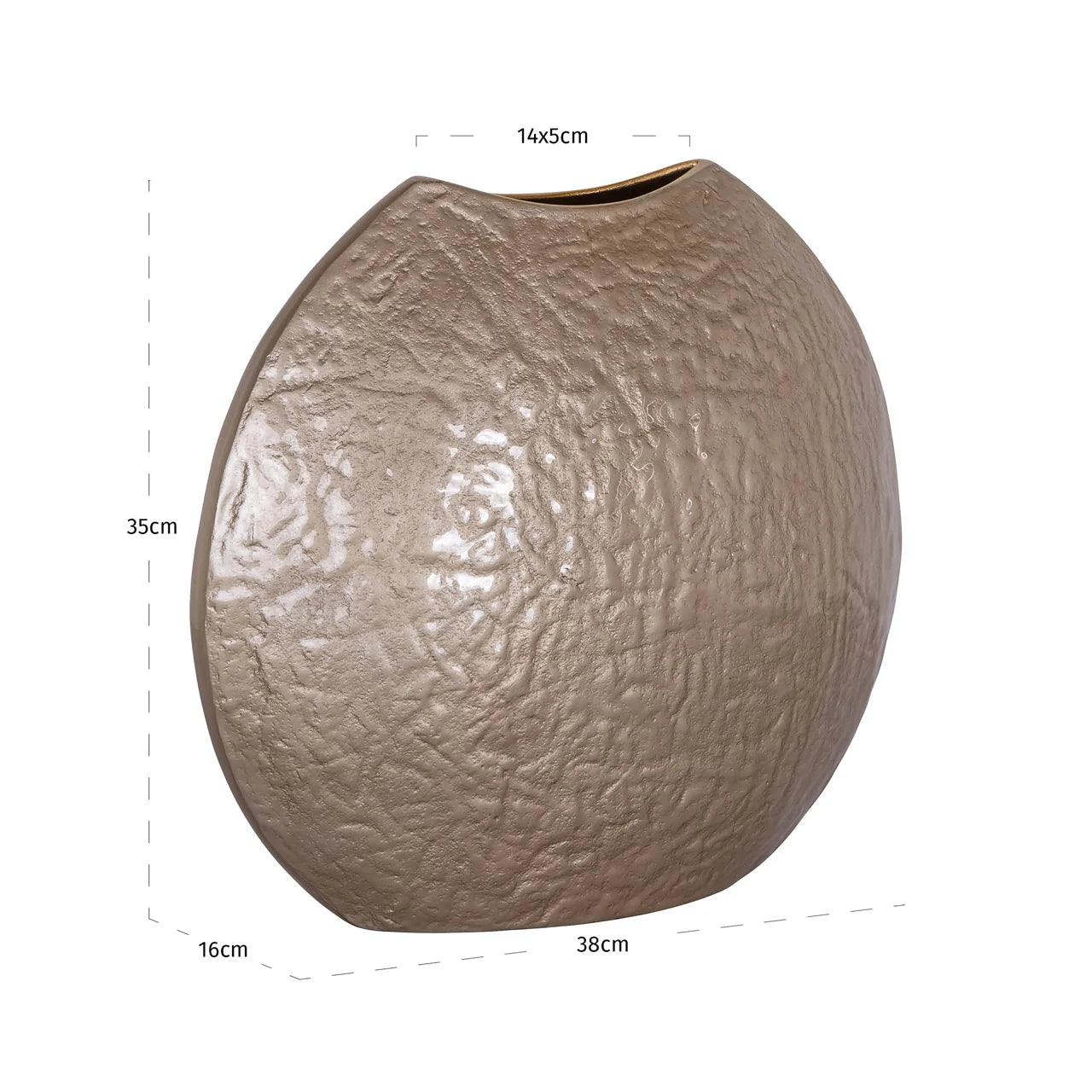 Richmond Interiors Jaya Beige Vase