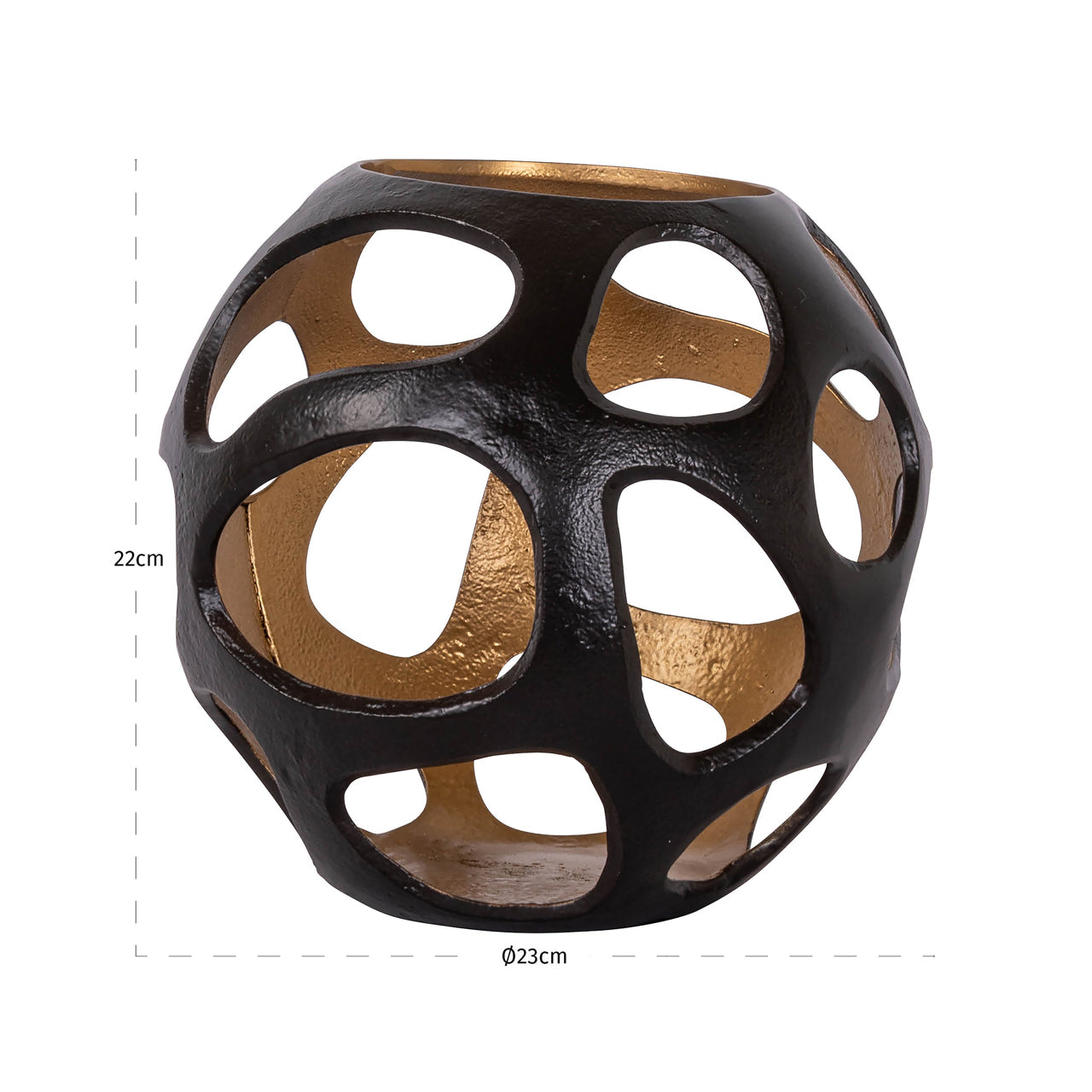 Richmond Interiors Alysia Brown Hurricane Candle Holder | Small