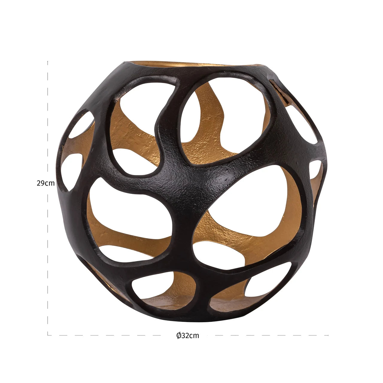 Richmond Interiors Alysia Brown Hurricane Candle Holder | Large