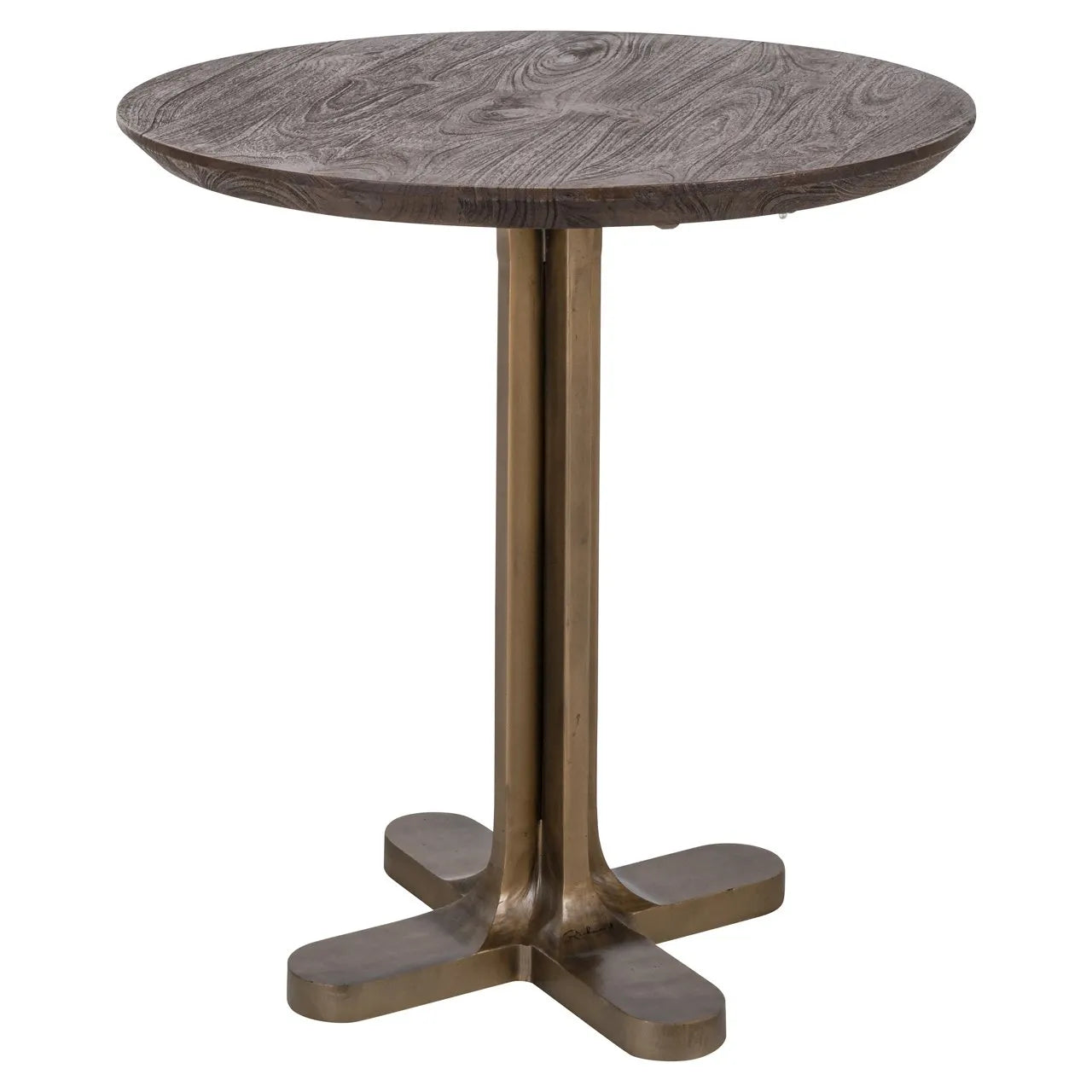 Richmond Interiors Revelin Dark Brown Round 75cm Bistro Table
