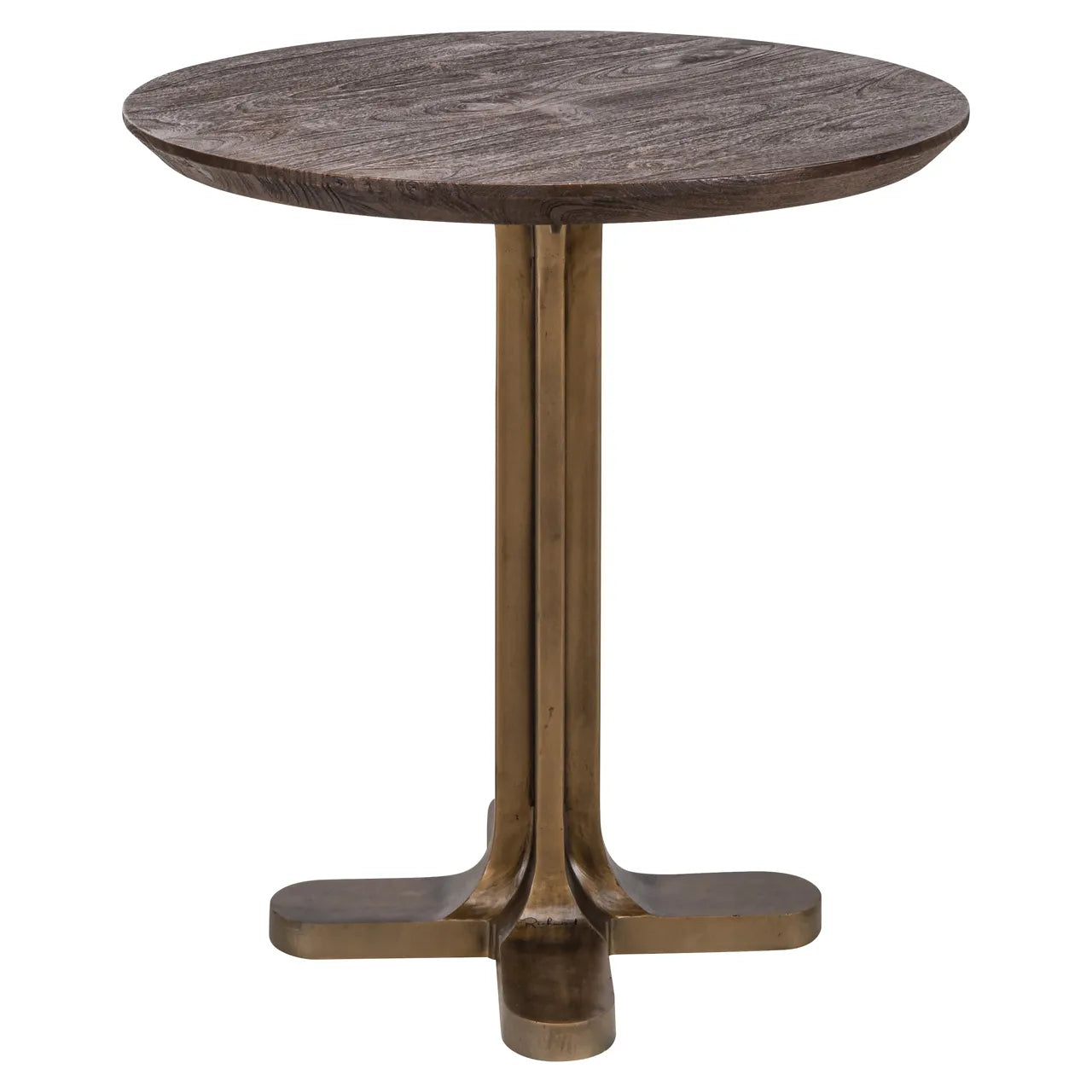 Richmond Interiors Revelin Dark Brown Round 75cm Bistro Table