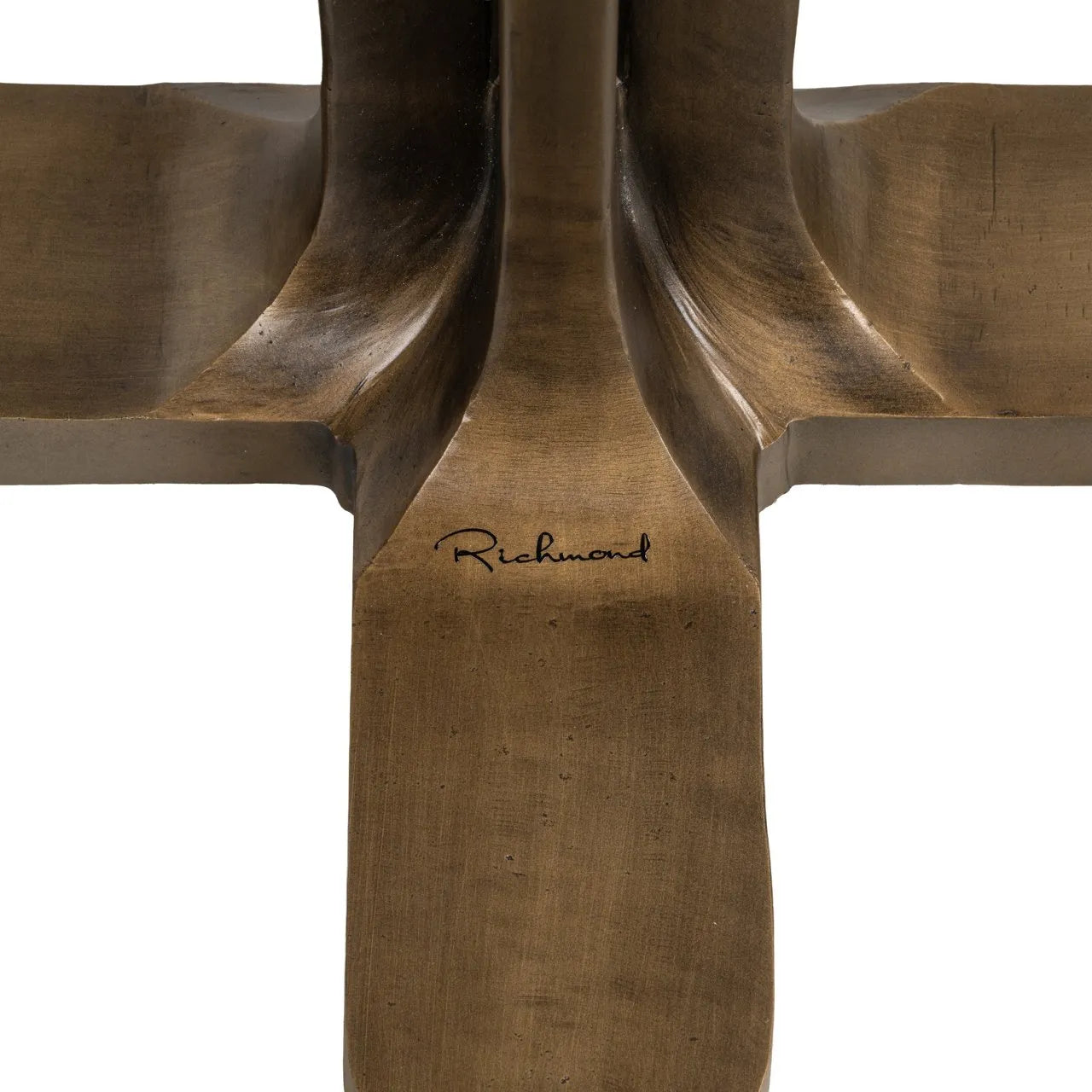 Richmond Interiors Revelin Dark Brown Round 80cm Bar Table