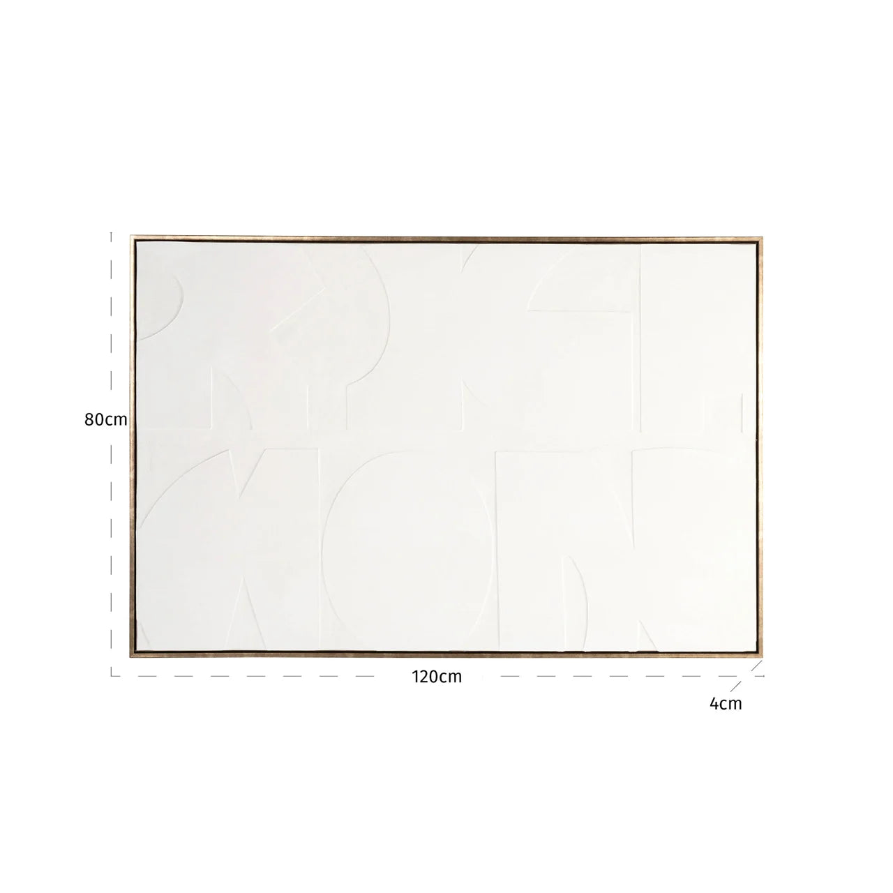Richmond Interiors Decadence White Wall Art