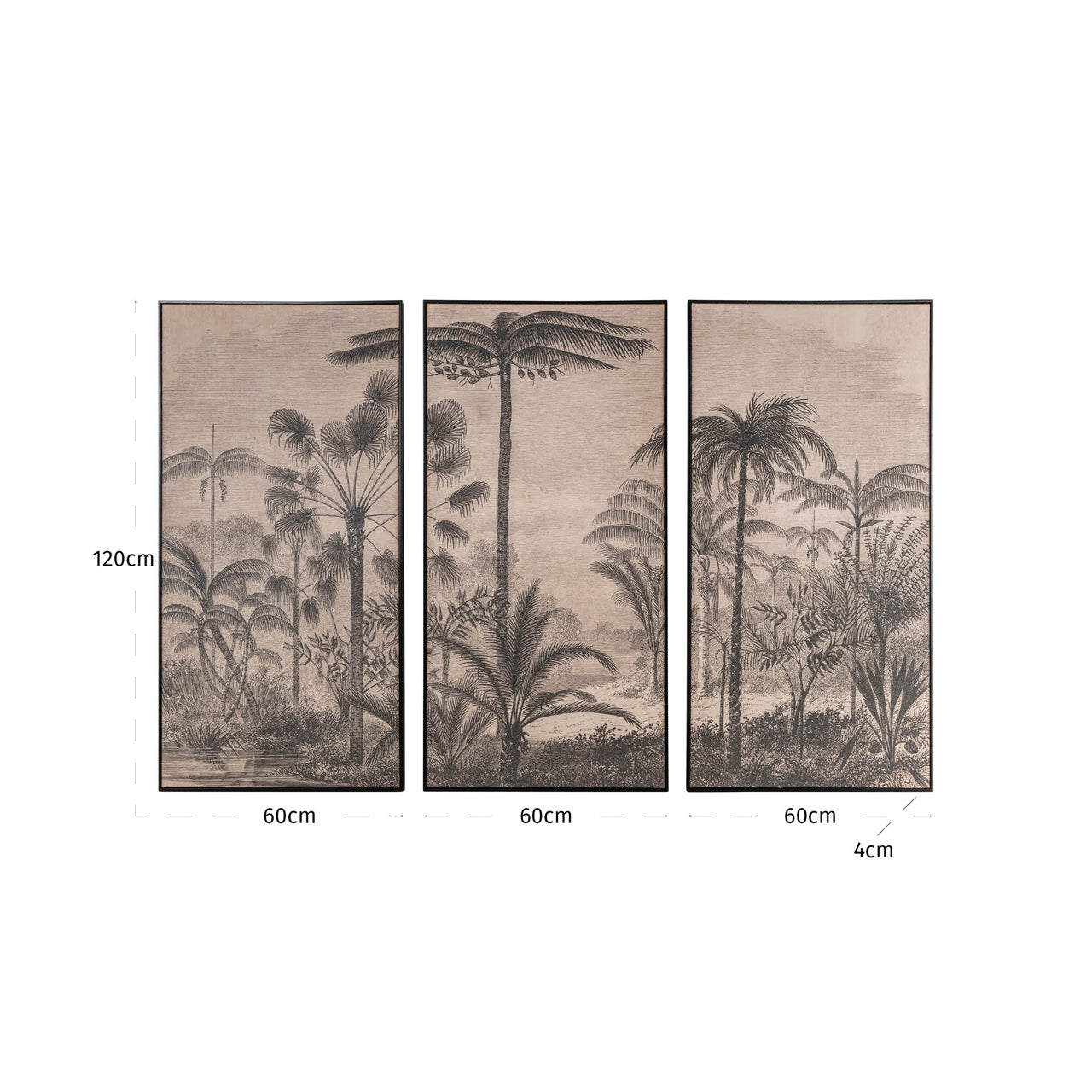 Richmond Interiors Rhapsody Brown Wall Art | Set Of 3