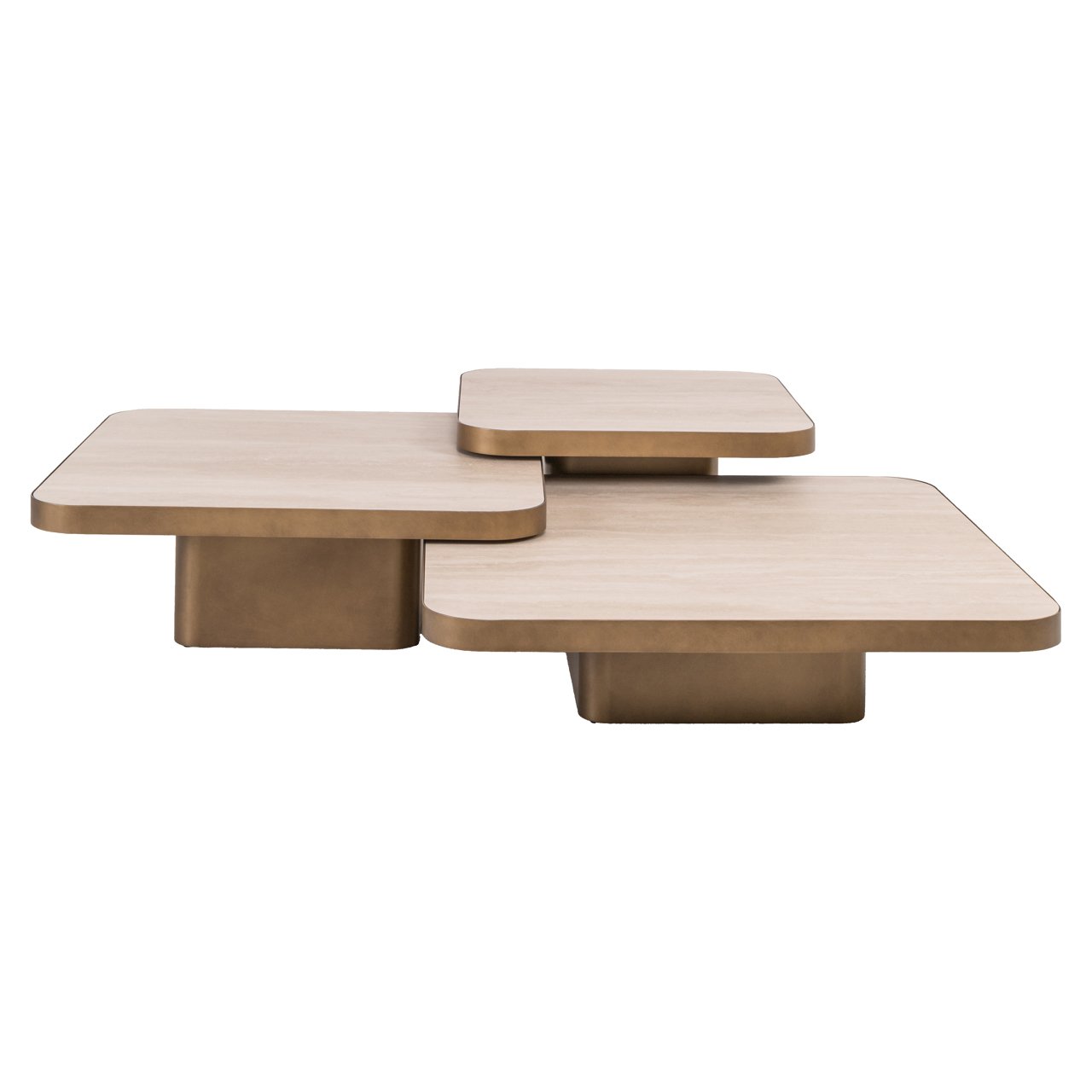 Coffee table Cumulus beige (Set of 3)