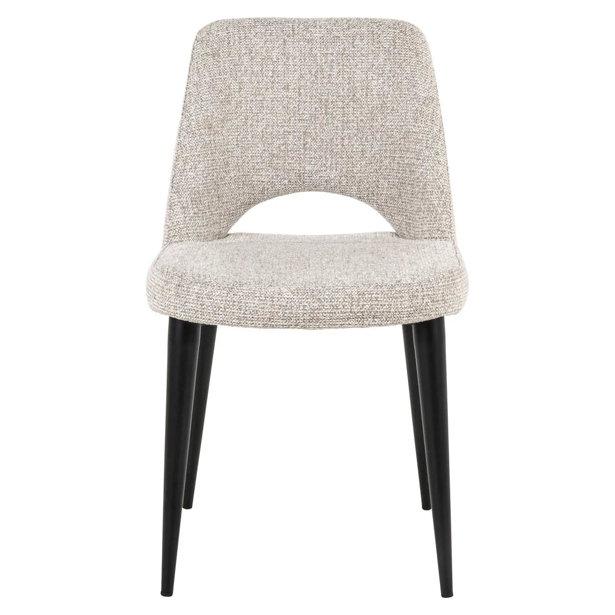 Set of 2 Richmond Interiors Tabitha Natural Fancy Taupe Boucle Dining Chair