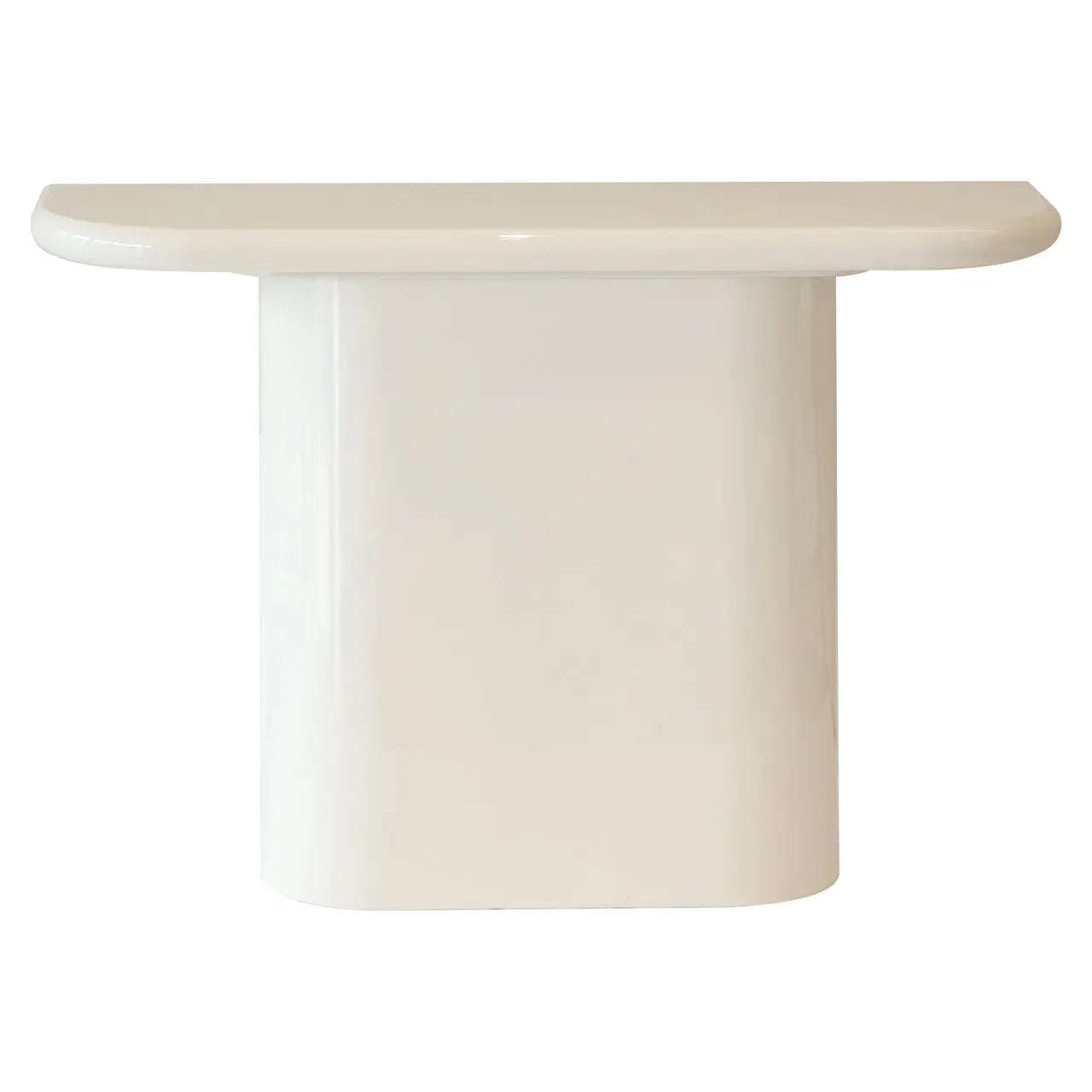 Richmond Interiors Blake Coconut Milk White Console Table