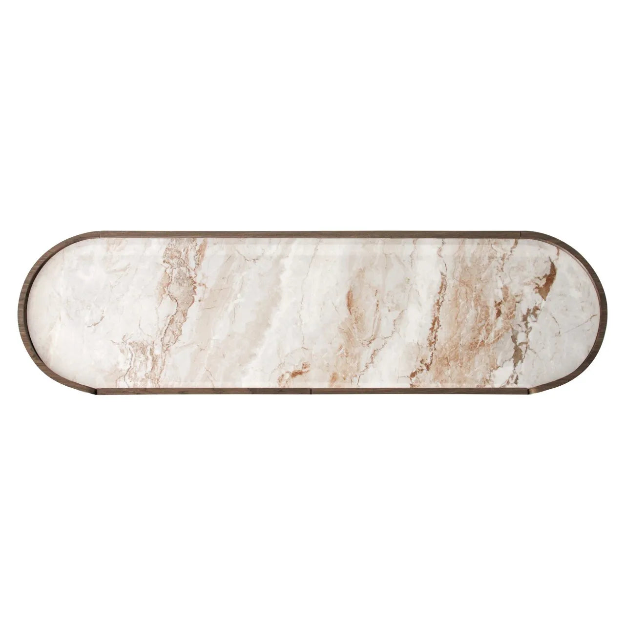Richmond Interiors Callahan Brown Wood & Marble Sideboard