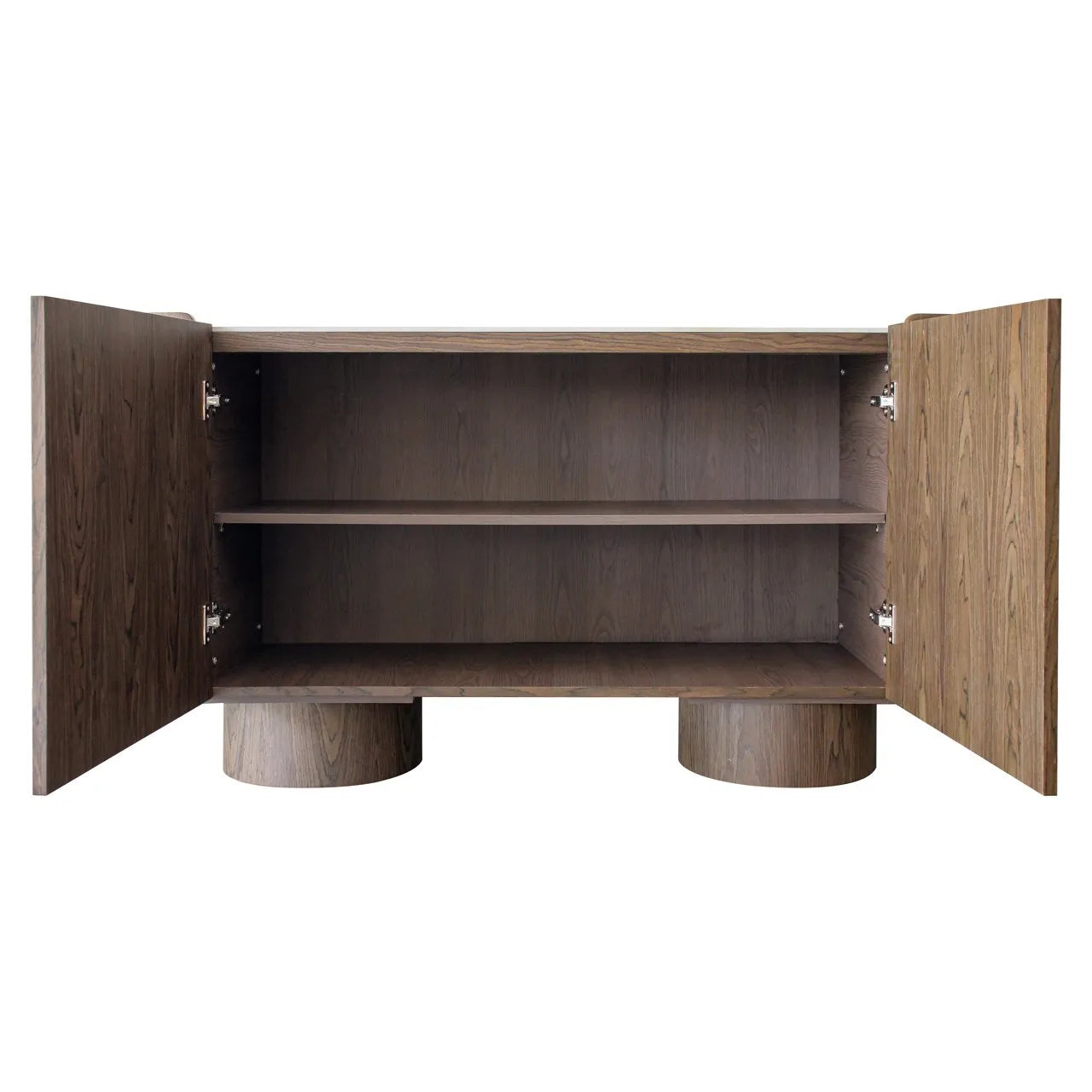 Richmond Interiors Callahan Brown Wood & Marble Sideboard