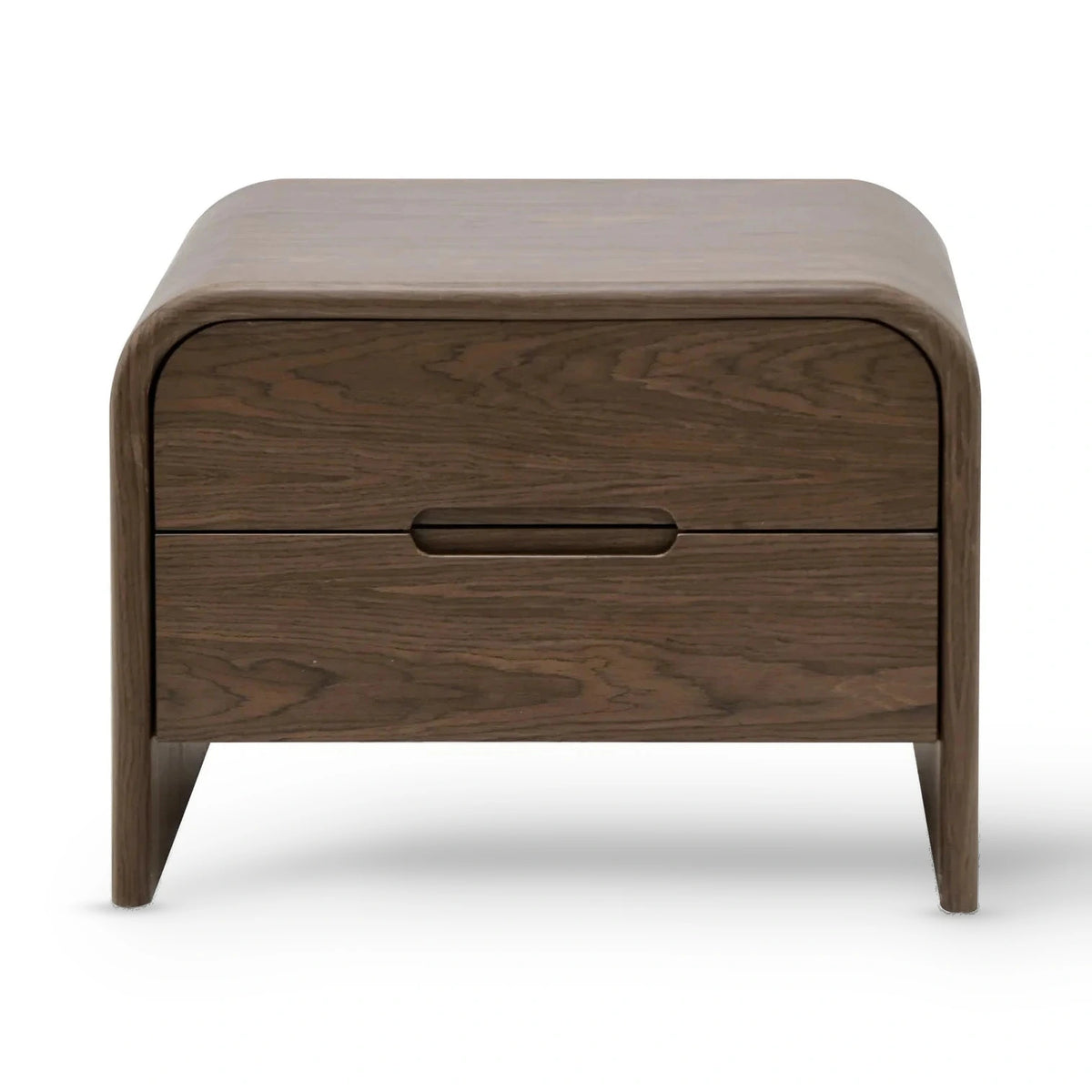 Richmond Interiors Bedford Brown Wood 2 Drawers Bedside Table