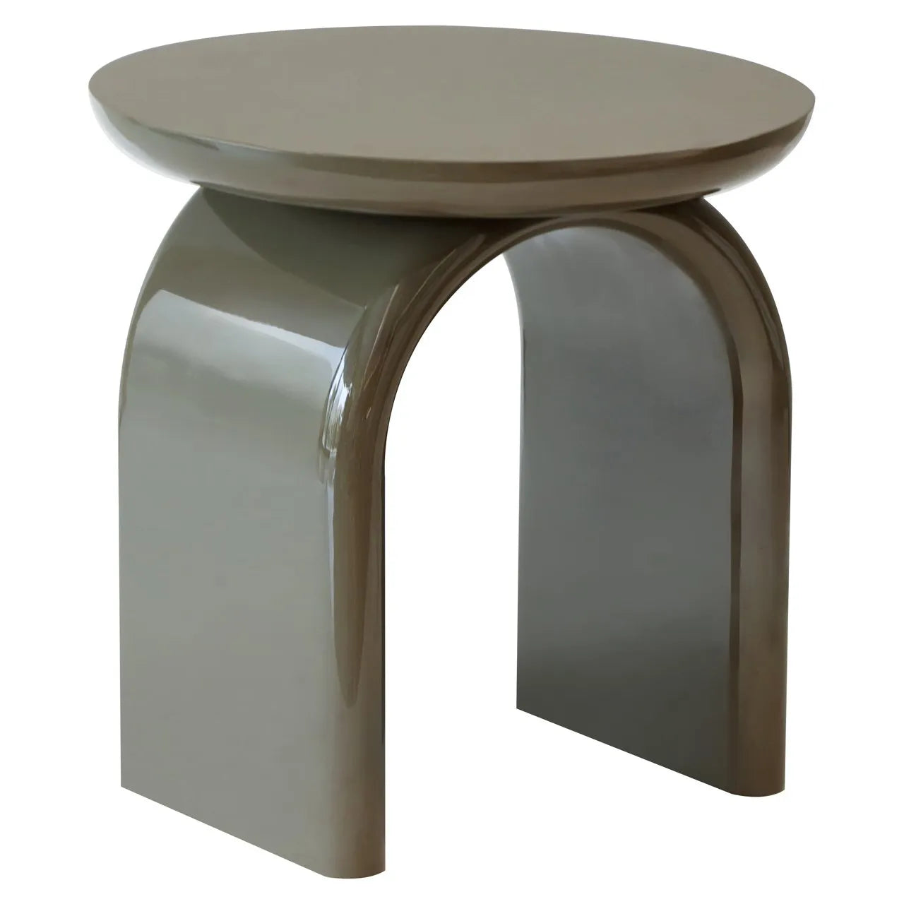 Richmond Interiors Merrick Green Gloss Side Table