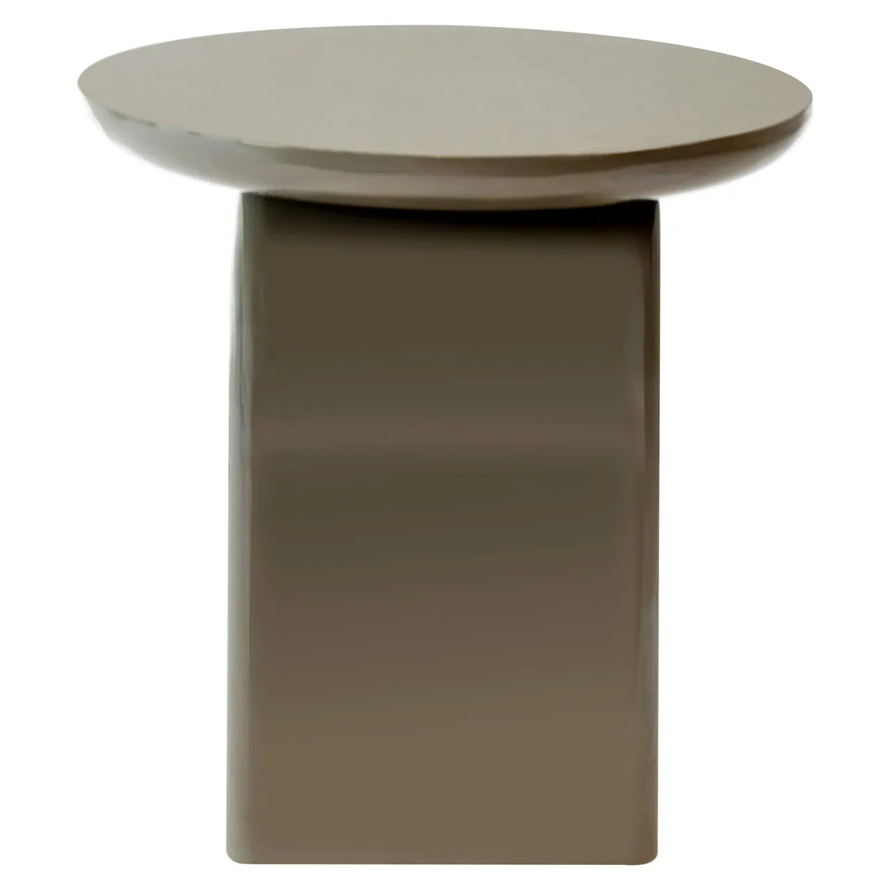 Richmond Interiors Merrick Green Gloss Side Table