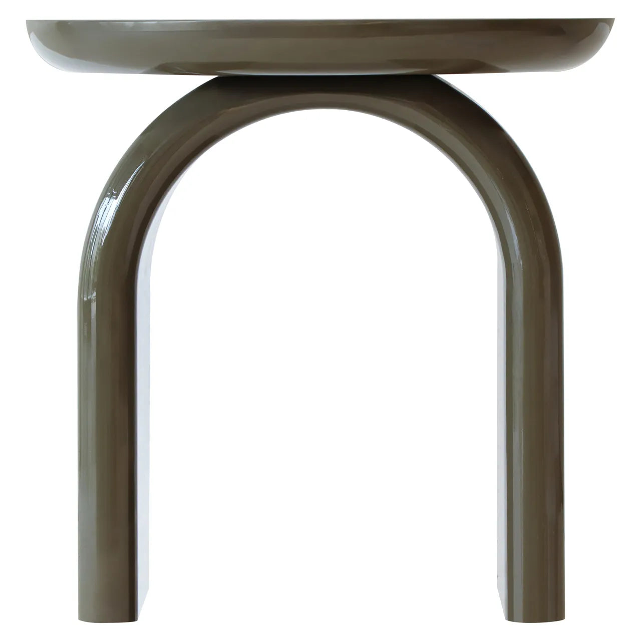 Richmond Interiors Merrick Green Gloss Side Table