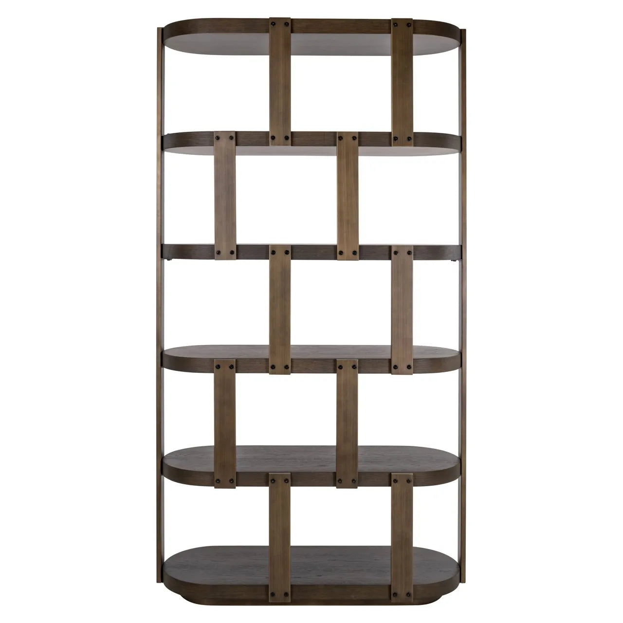 Richmond Interiors Ellington Brown Wood Display Unit