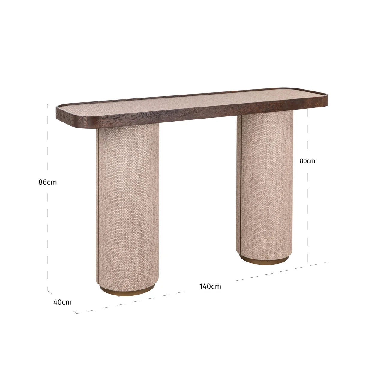 Richmond Interiors Willox Beige Console Table