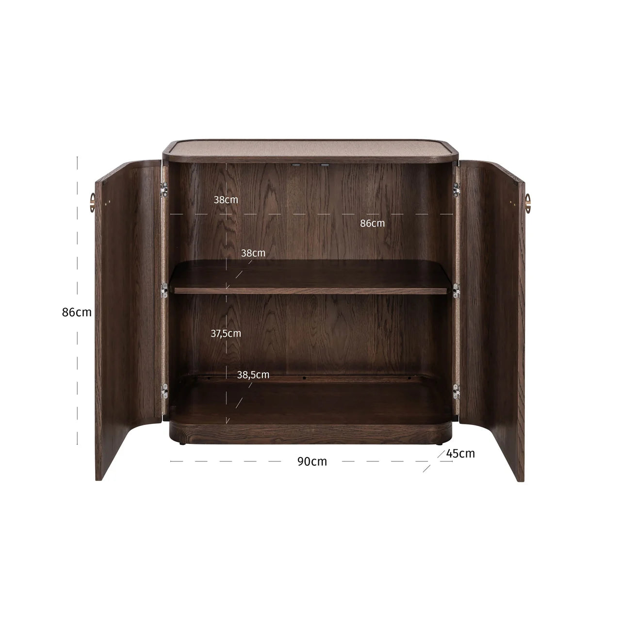Richmond Interiors Willox Beige 2 Doors Sideboard
