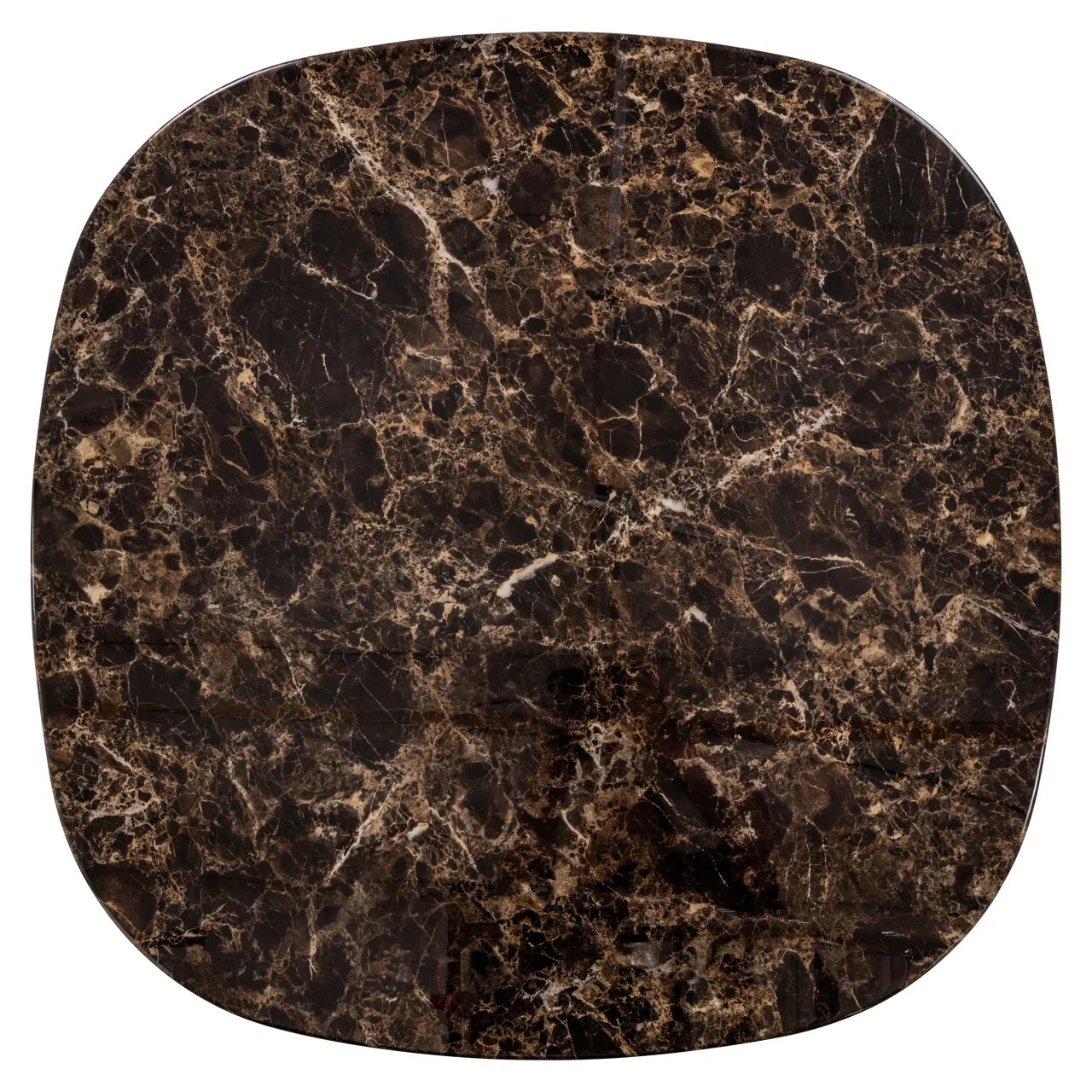 Richmond Interiors Almundi Chocolate Brown Marble Coffee Table