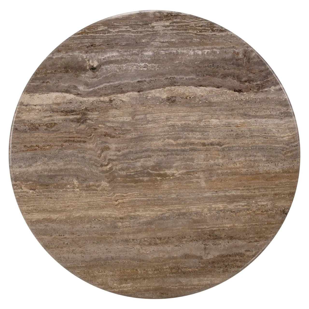 Richmond Interiors Chainey Ash Brown Travertine & Mango Wood Coffee Table