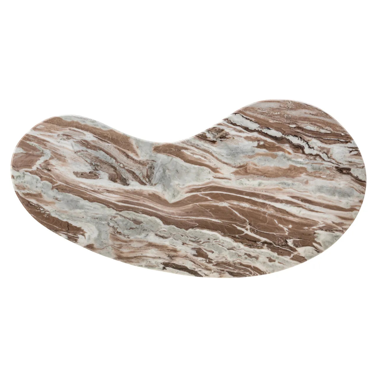 Richmond Interiors Brando Blush Beige/Grey Toronto Marble Desk