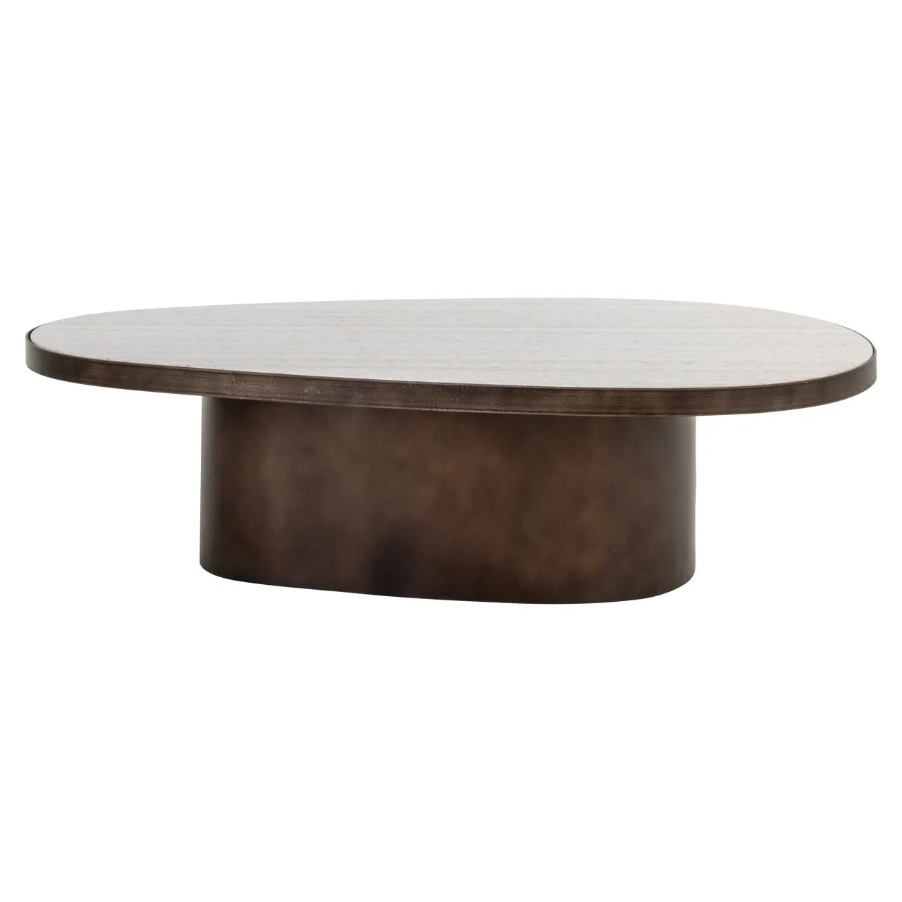 Richmond Interiors Biloxi Brown & Marble Coffee Table