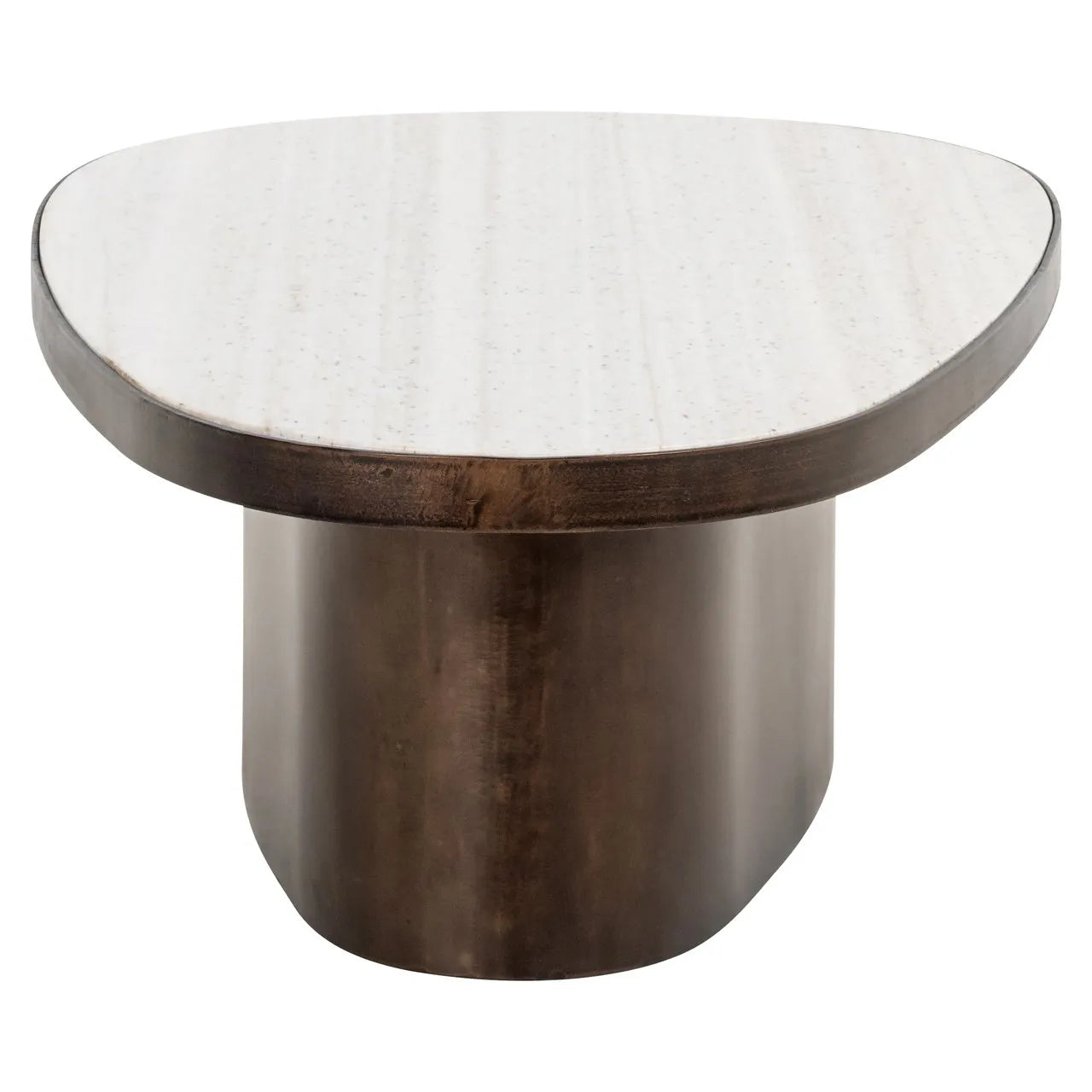 Richmond Interiors Biloxi Brown & Marble Coffee Table