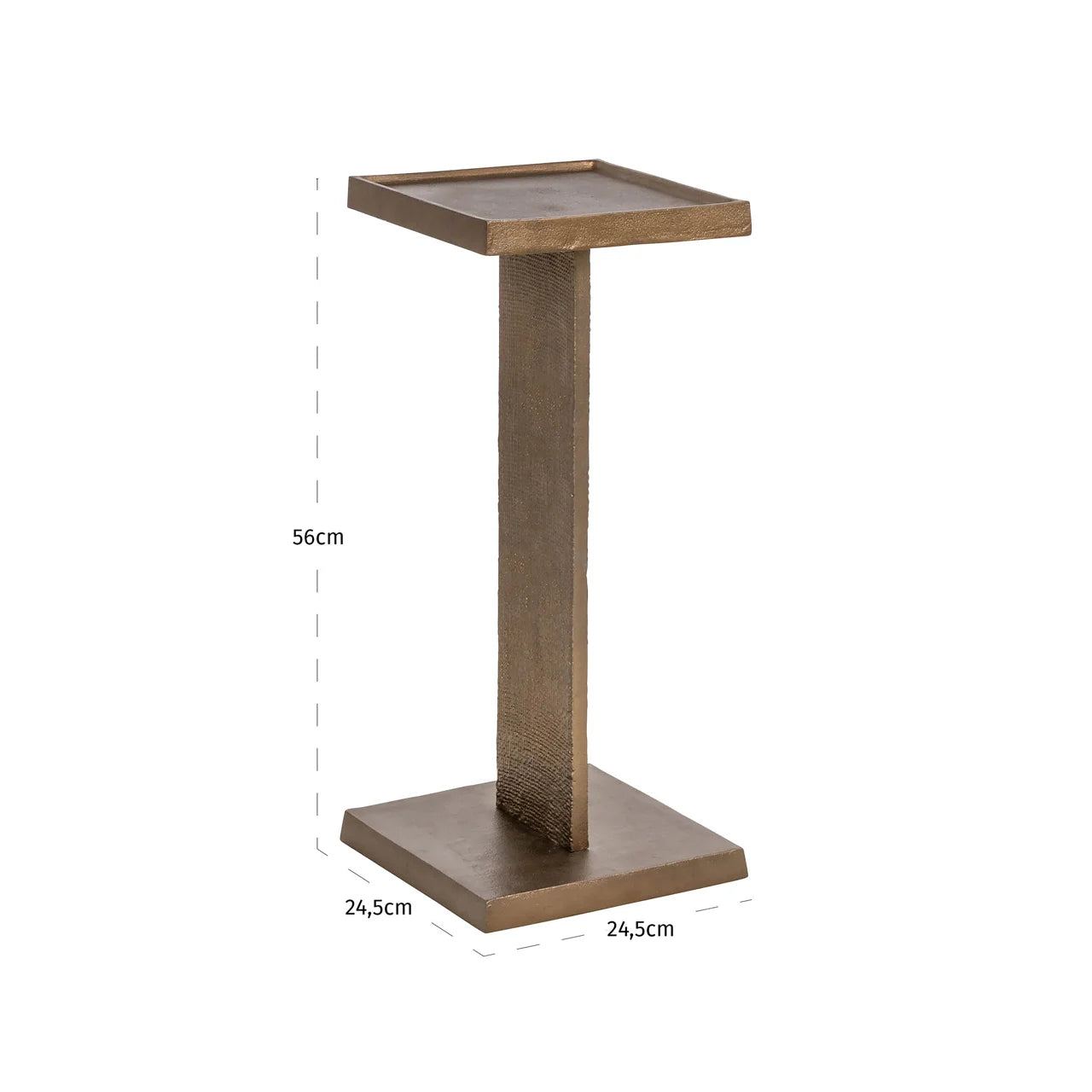 Richmond Interiors Foley Antique Brass Side Table