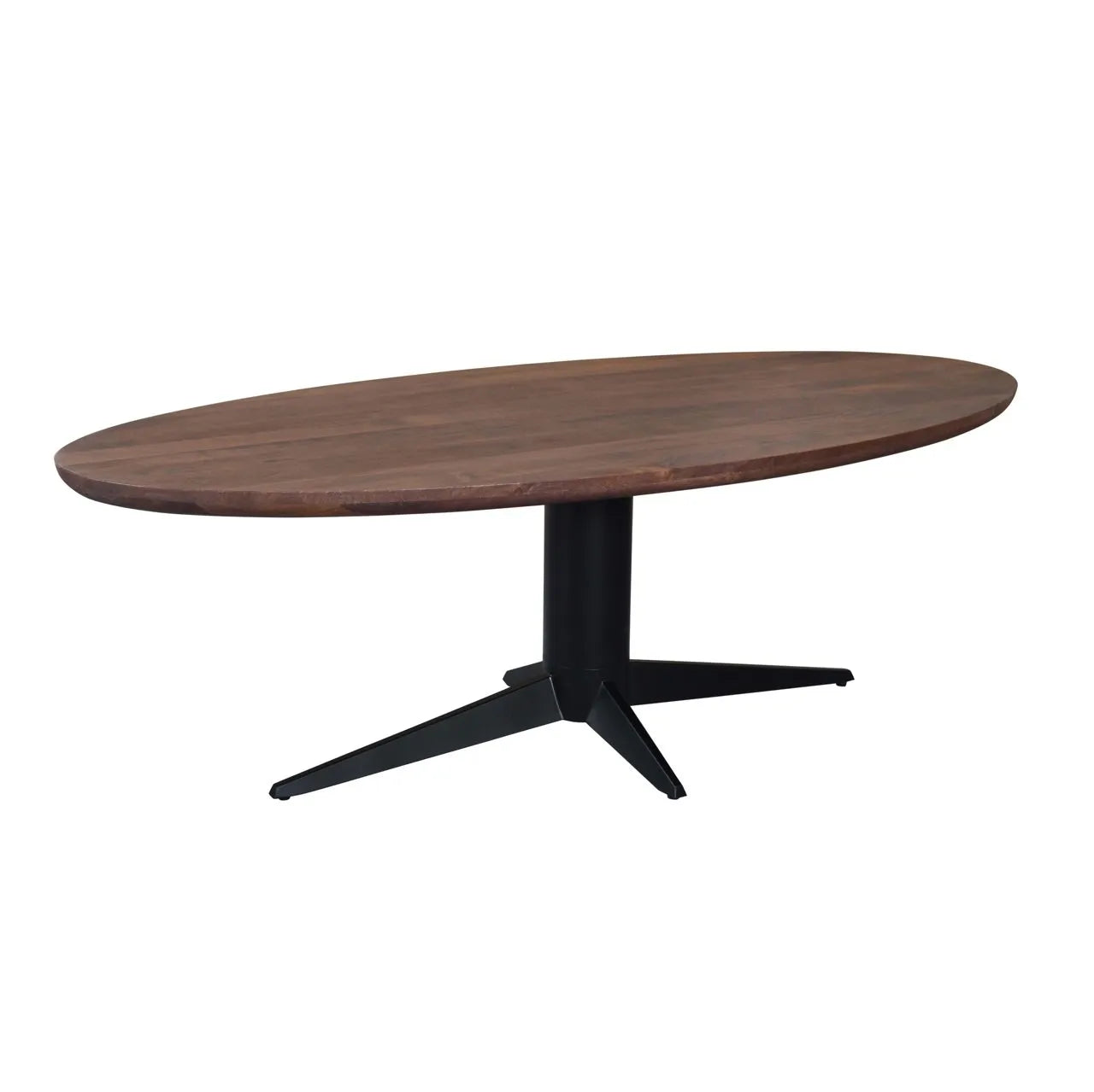 Richmond Interiors Stafford Spice Brown Wood Oval Dining Table 230cm