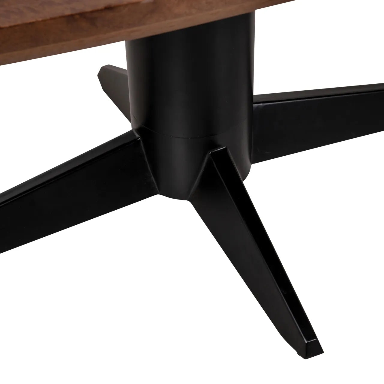 Richmond Interiors Stafford Spice Brown Wood Oval Dining Table 280cm