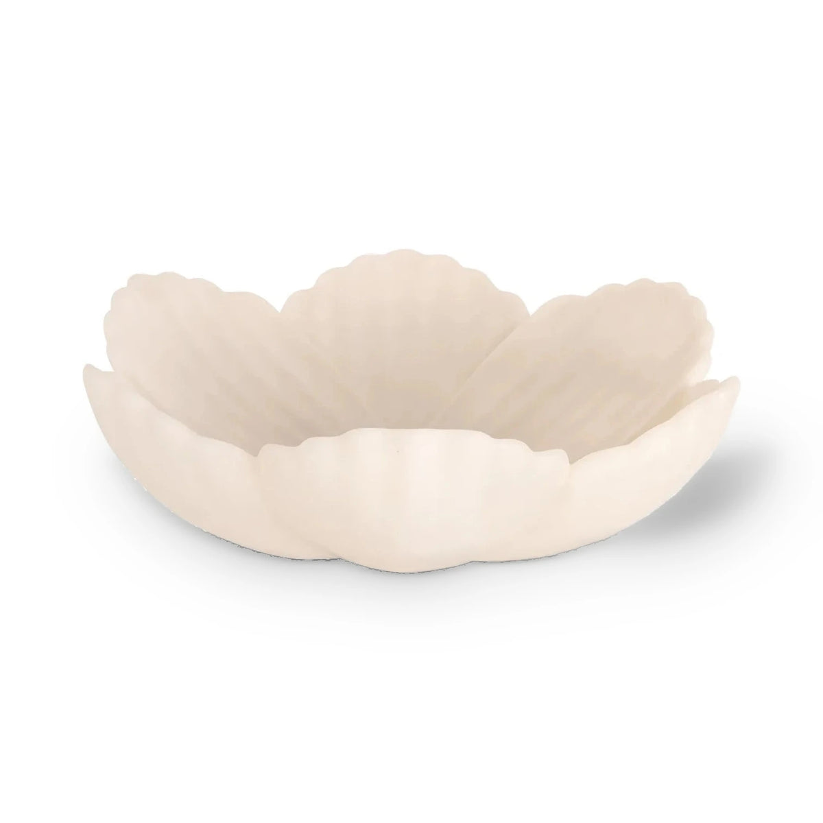 Richmond Interiors Xena White Resin & Quartz Sand Bowl Large