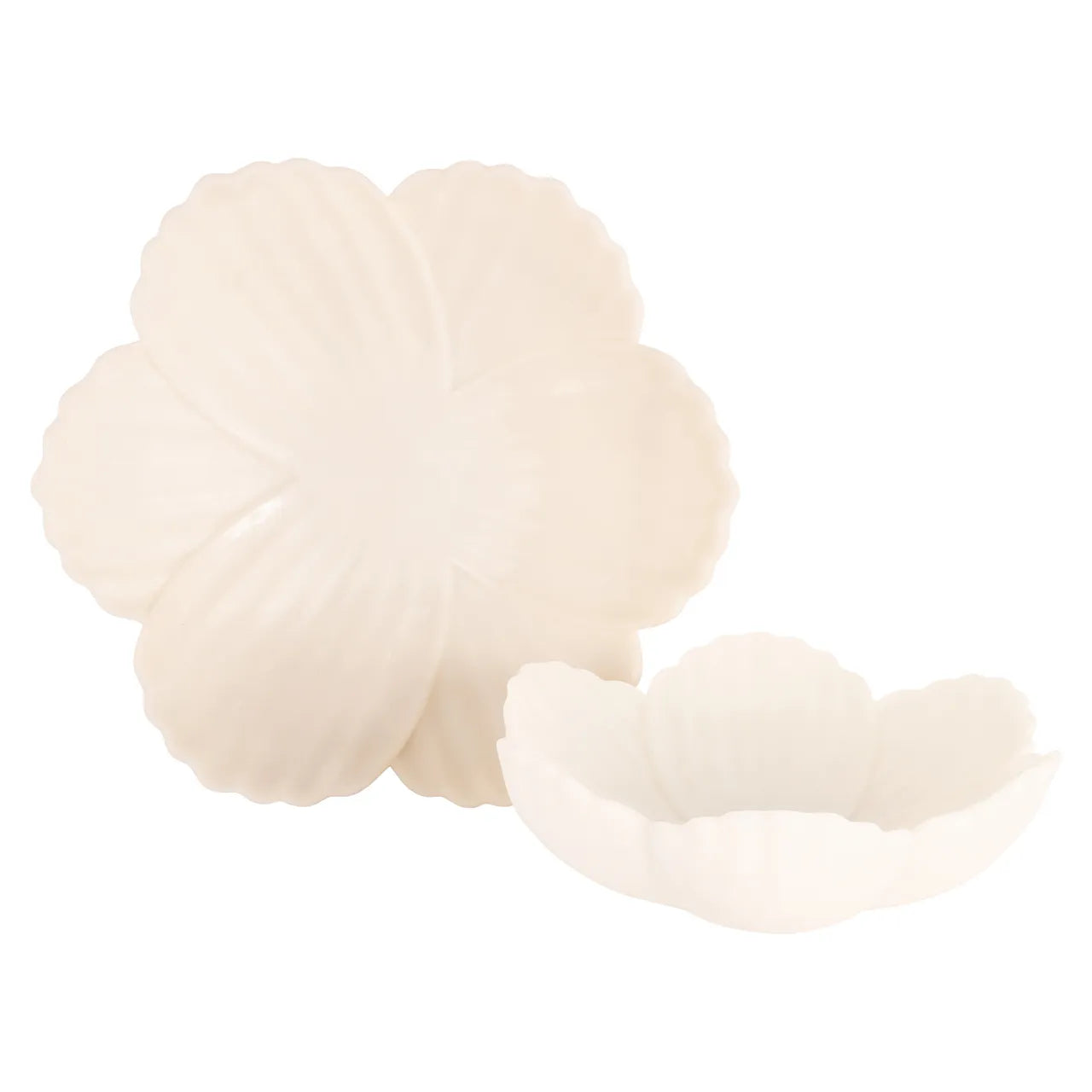 Richmond Interiors Xena White Resin & Quartz Sand Bowl Large